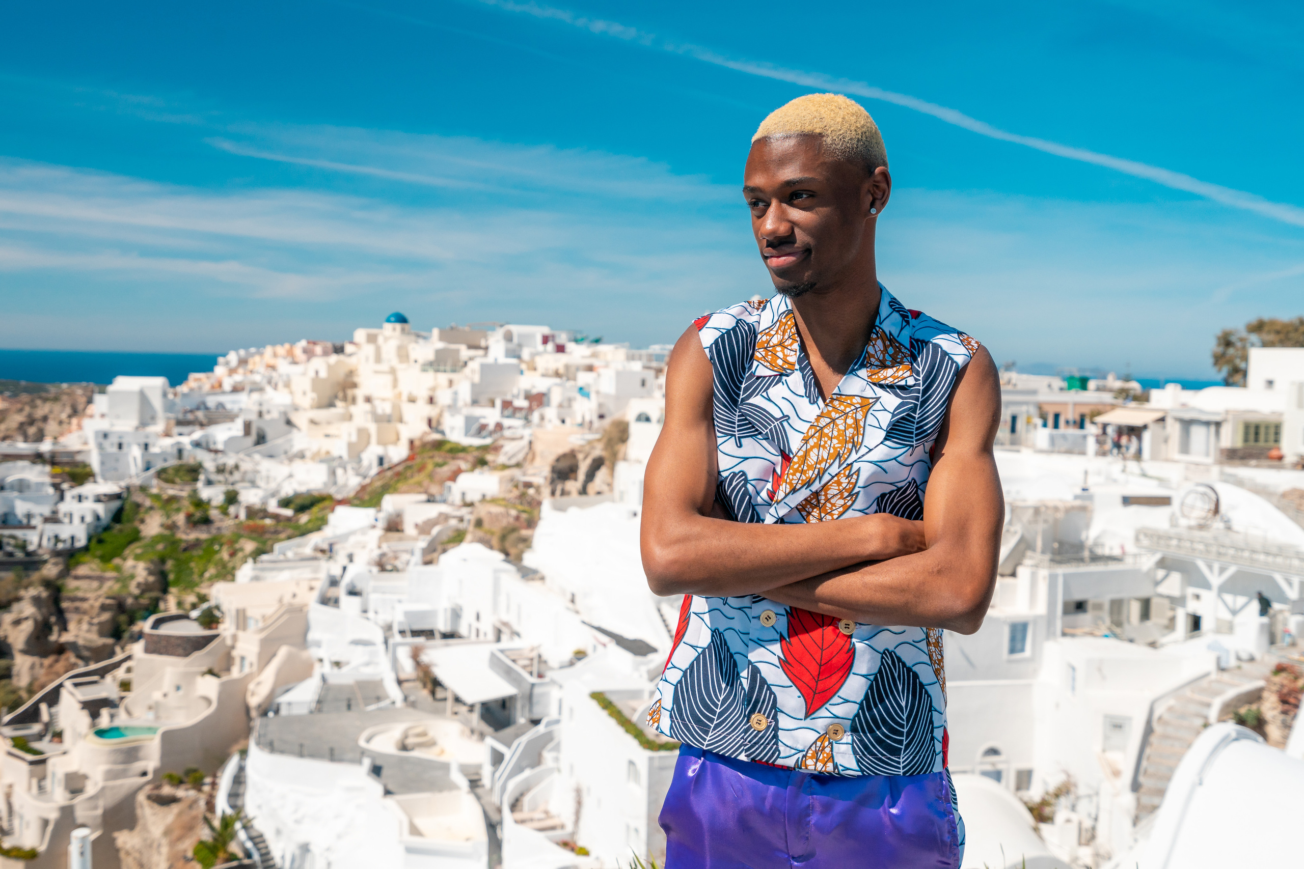 Authentic Full Photo Shoot – No Photoshop, 2020 Edition. Photographer in Santorini SokoLOVE Alex| Flying Dress Santorini