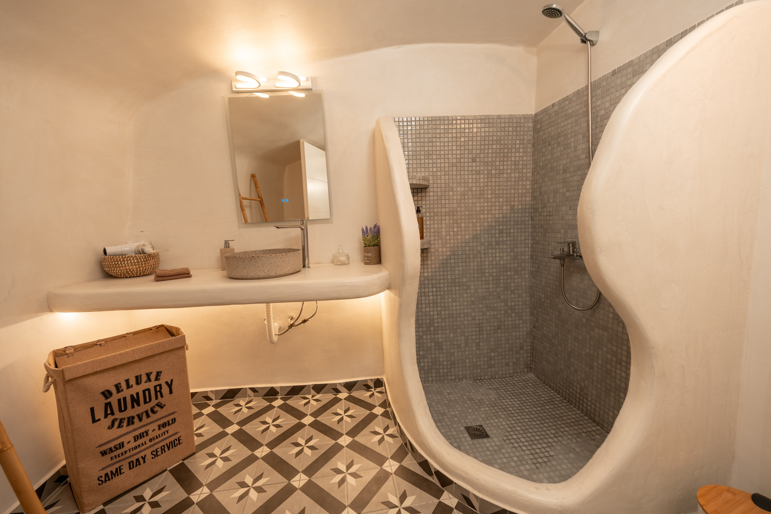 Hotel caves in Oia. Flying Dress Santorini Photographer | SokoLOVE — Book 2026