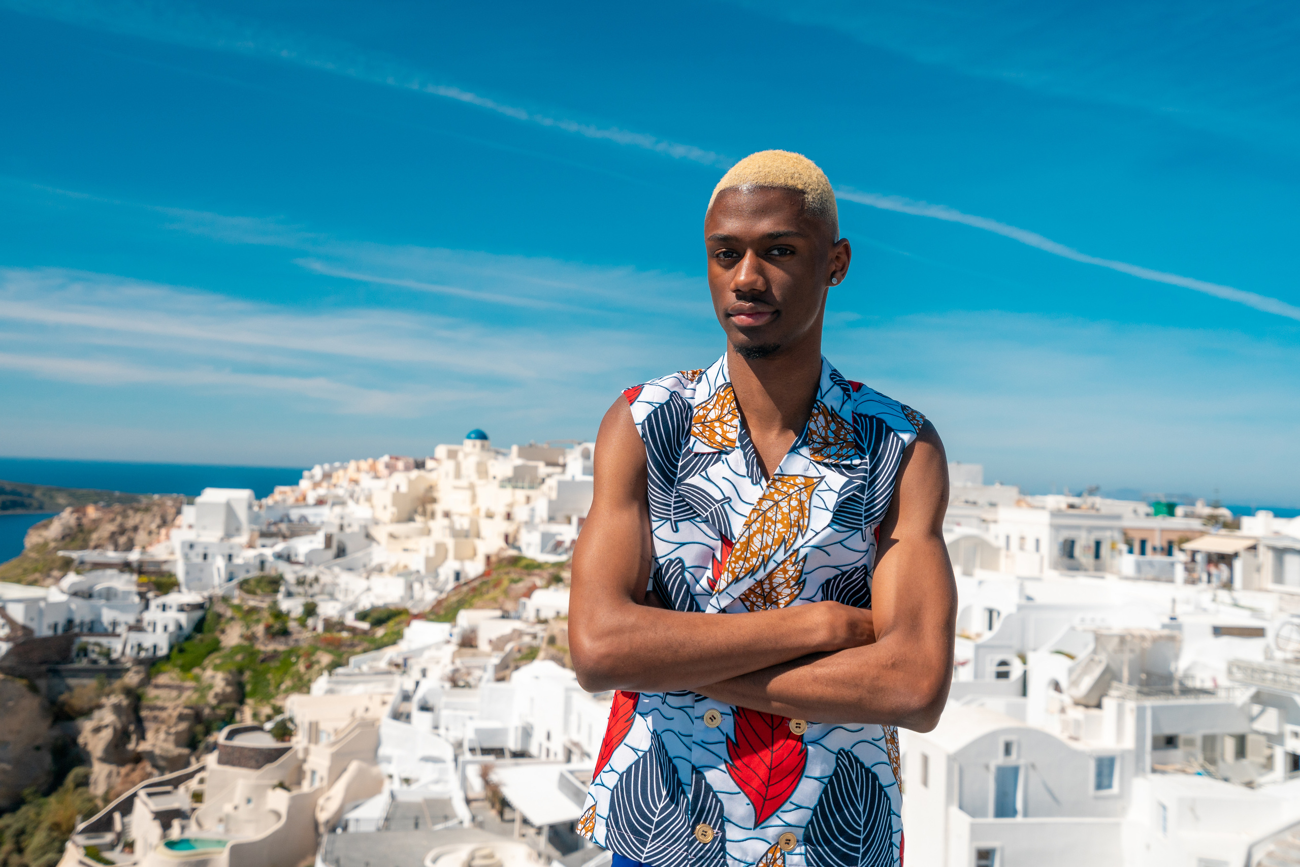 Authentic Full Photo Shoot – No Photoshop, 2020 Edition. Photographer in Santorini SokoLOVE Alex| Flying Dress Santorini