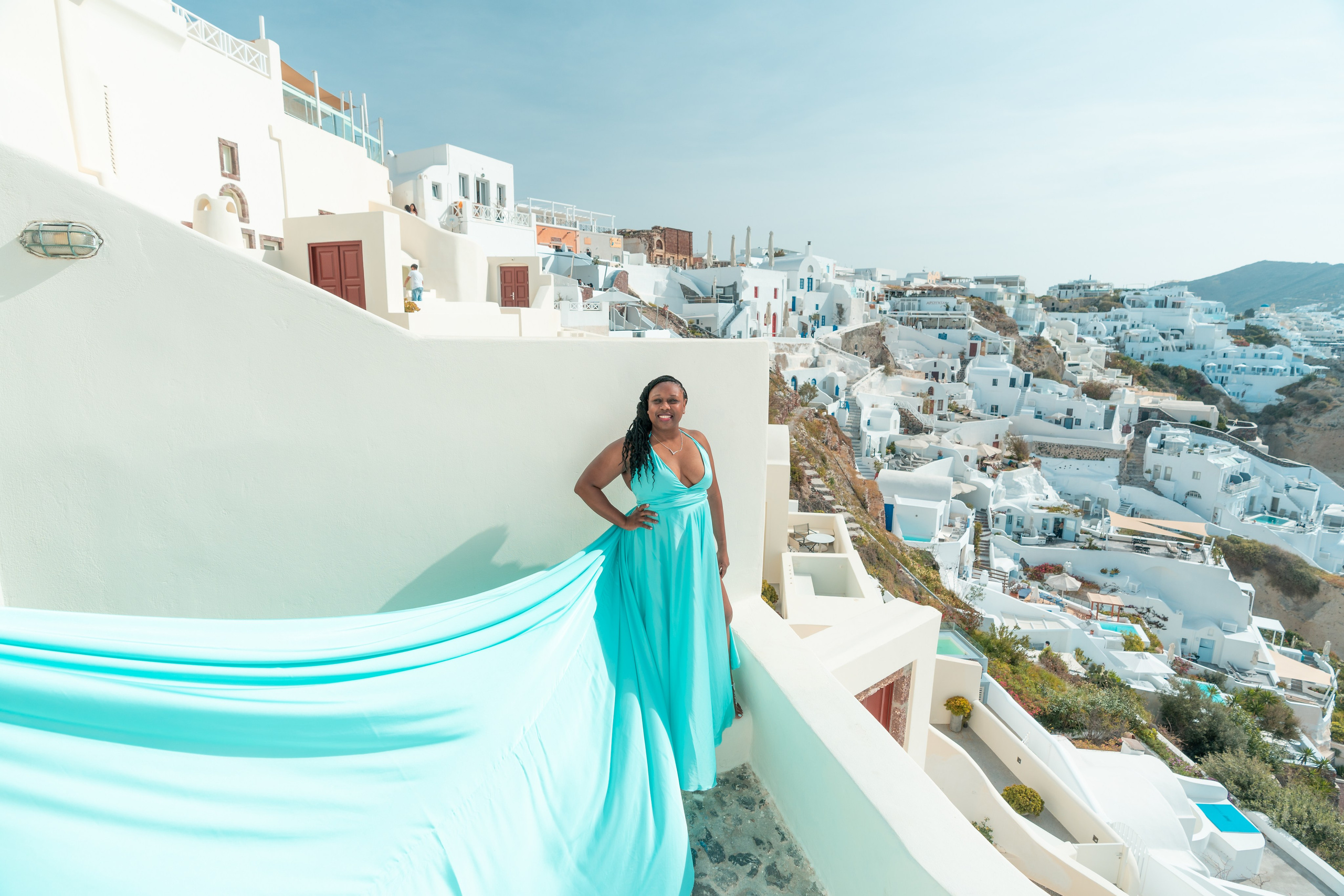 Santorini flying dress reviews photographer & Testimonials | SokoLOVE. Photographer in Santorini SokoLOVE Alex| Flying Dress Santorini