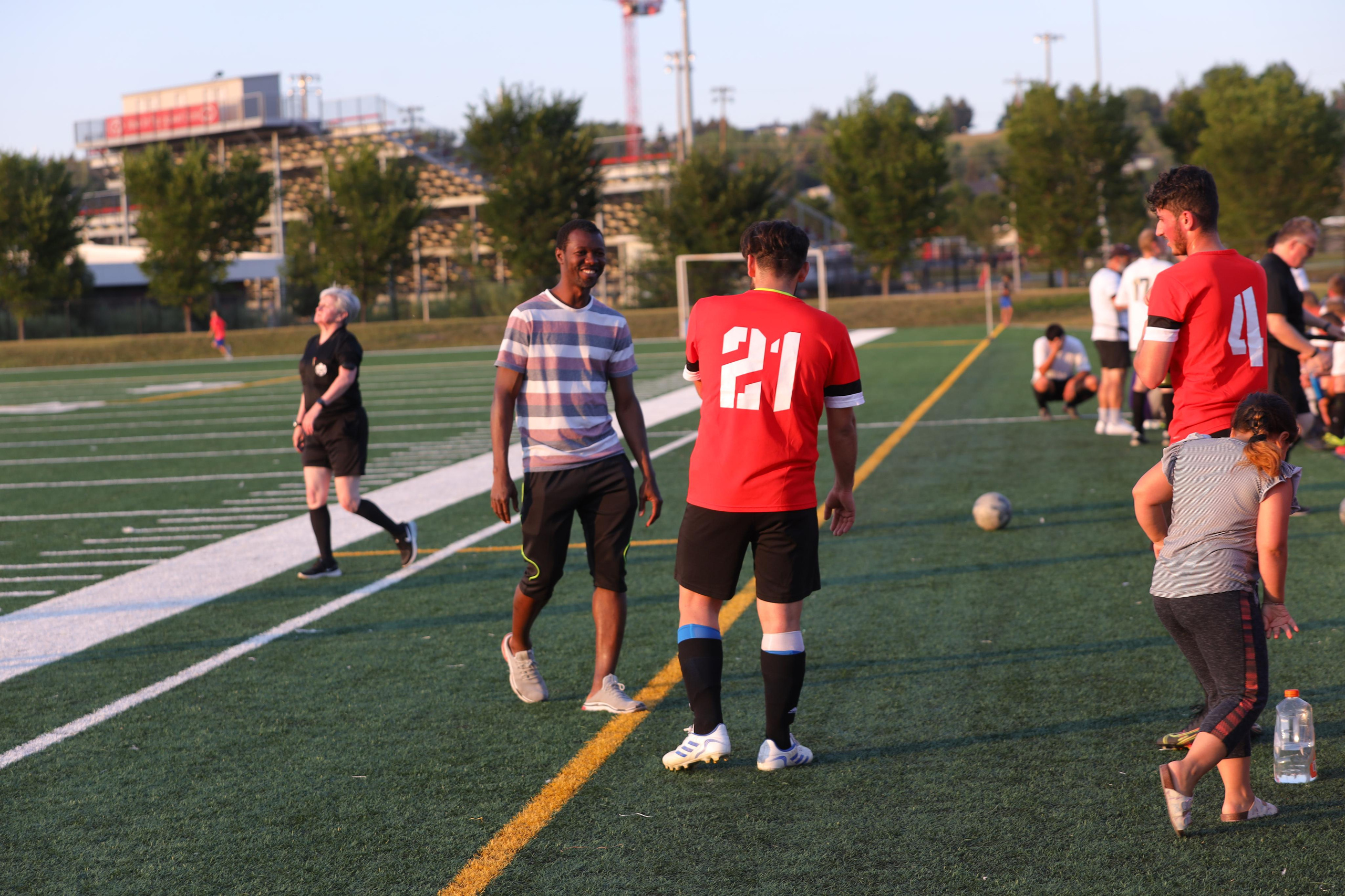 Football Calgary 22. Fotografia dziecięca i rodzinna. Sesje portretowe - Wieluń