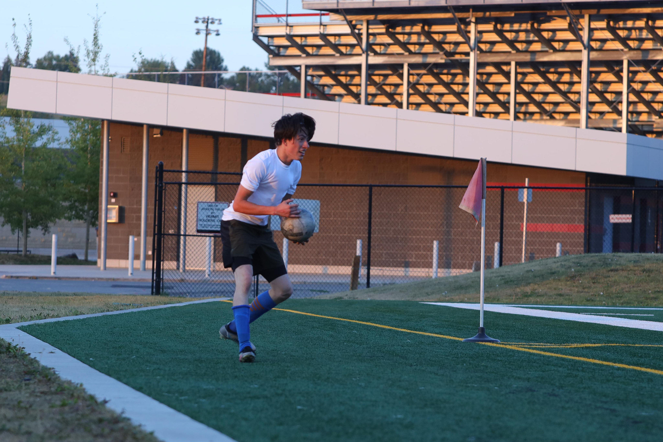 Football Calgary 22. Fotografia dziecięca i rodzinna. Sesje portretowe - Wieluń