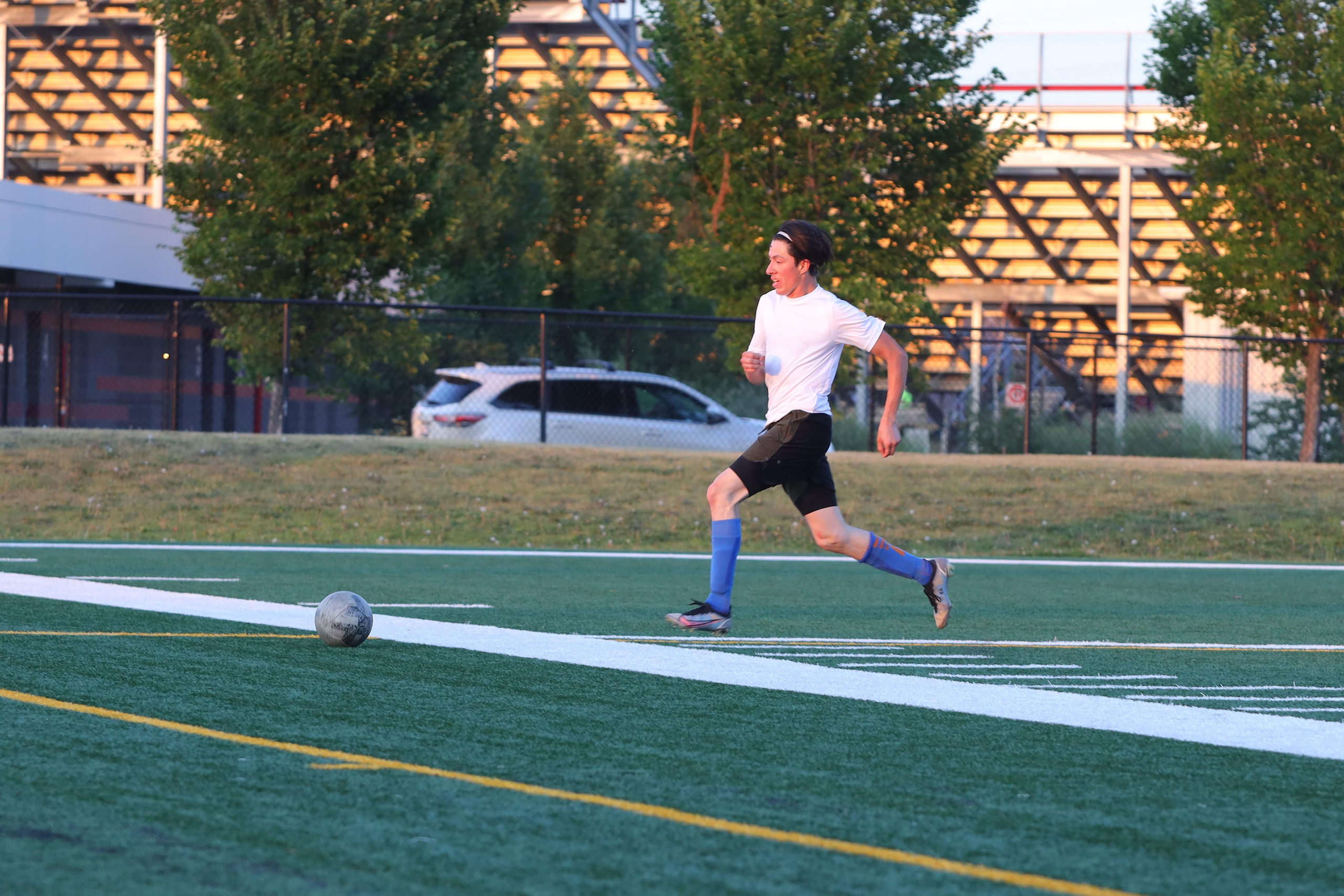 Football Calgary 22. Fotografia dziecięca i rodzinna. Sesje portretowe - Wieluń