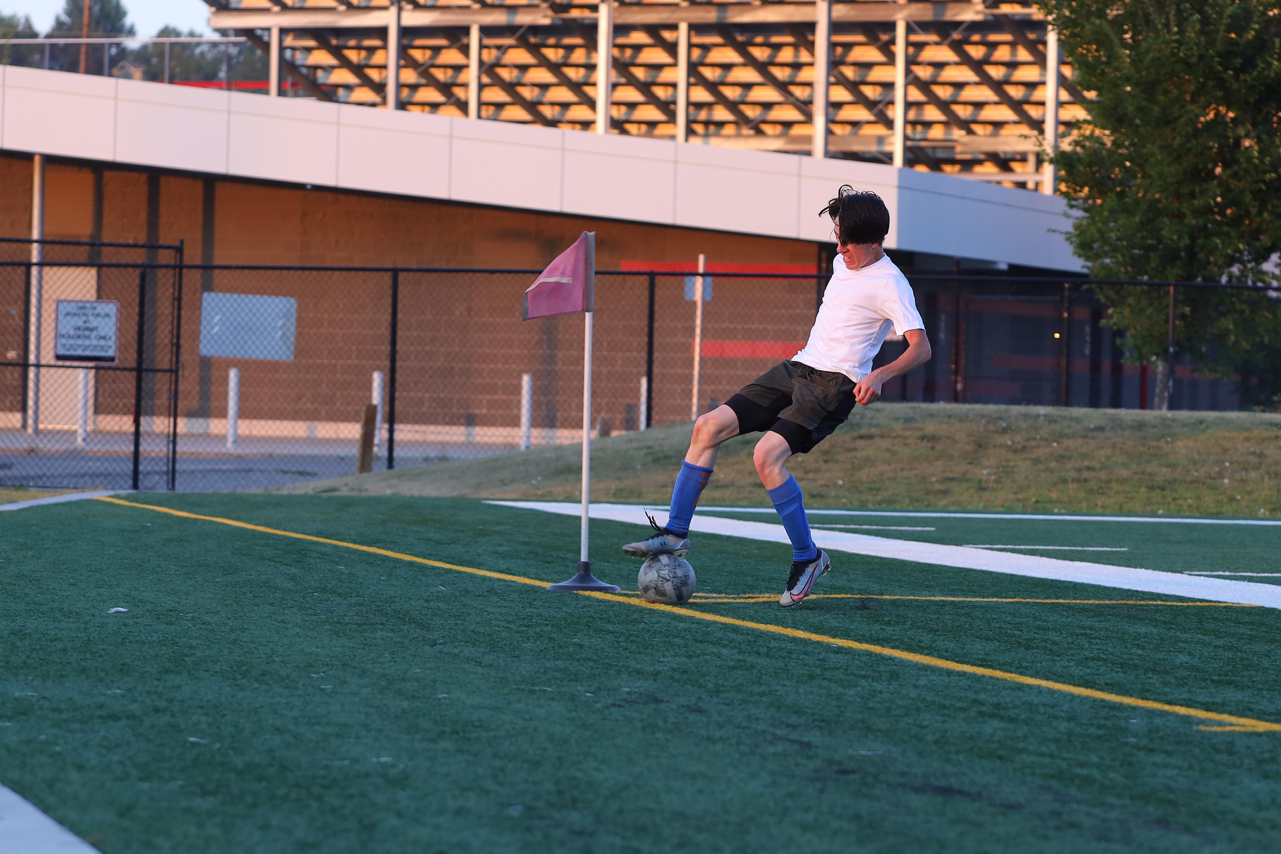 Football Calgary 22. Fotografia dziecięca i rodzinna. Sesje portretowe - Wieluń