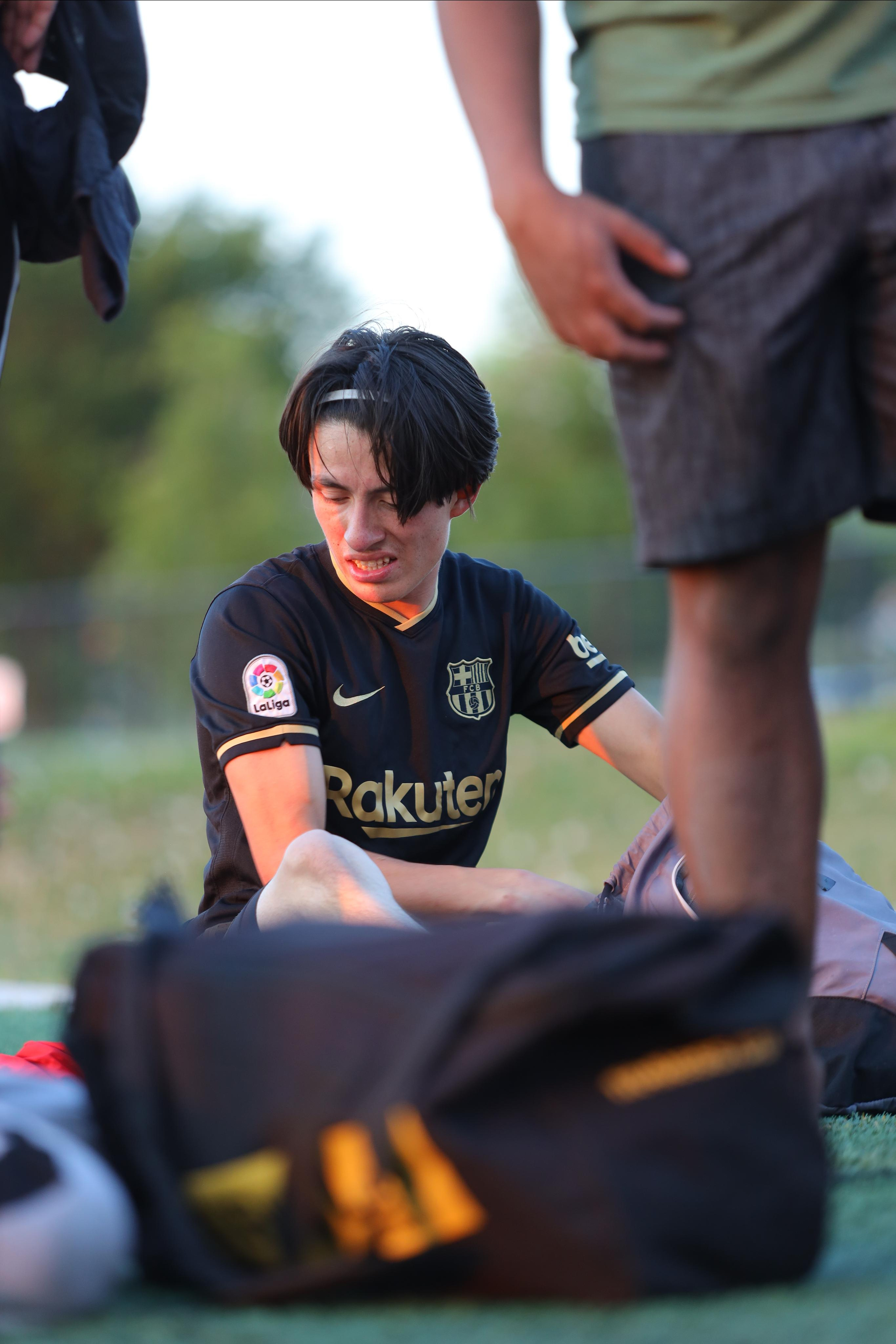 Football Calgary 22. Fotografia dziecięca i rodzinna. Sesje portretowe - Wieluń