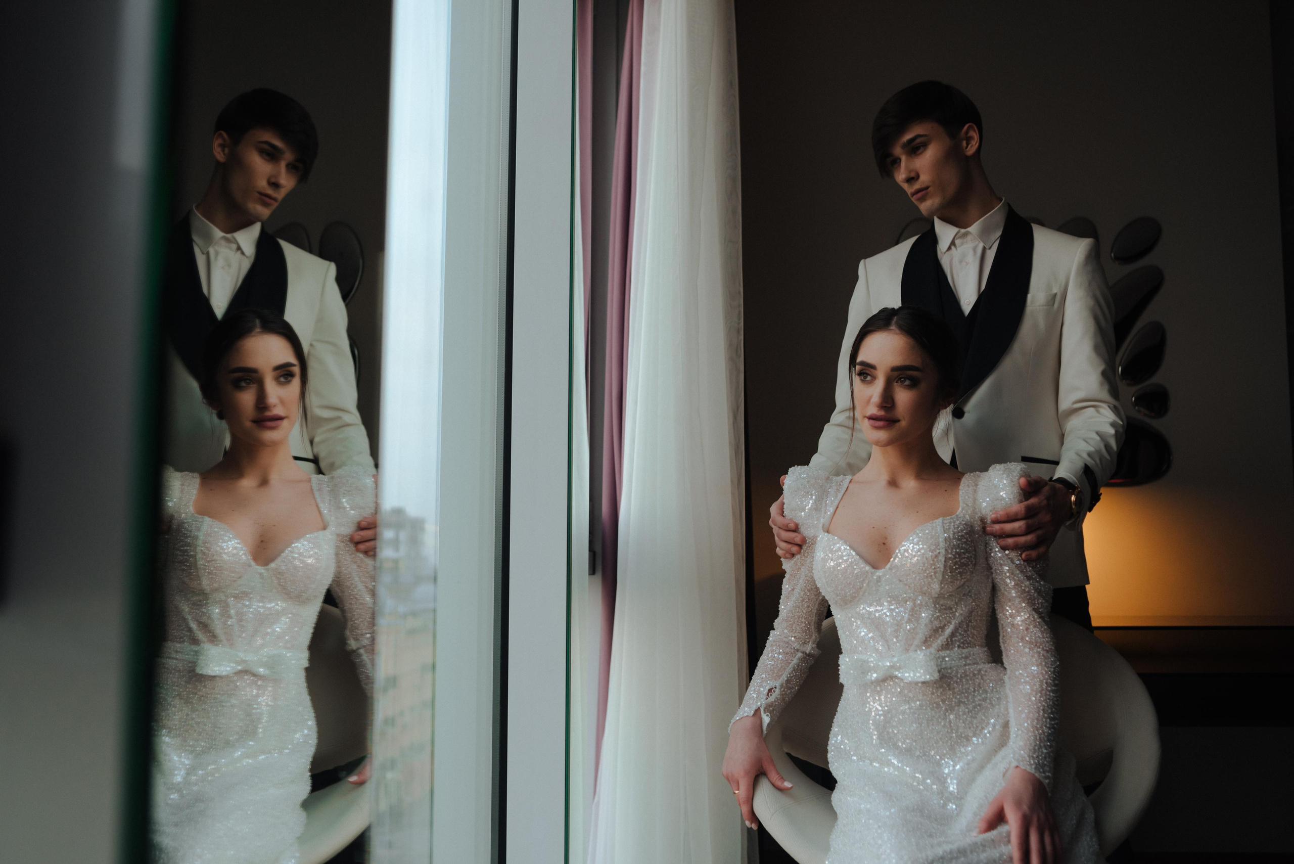 Зимове весілля, Київ. Весільний та сімейний фотограф в Києві та області Анна Дєдова