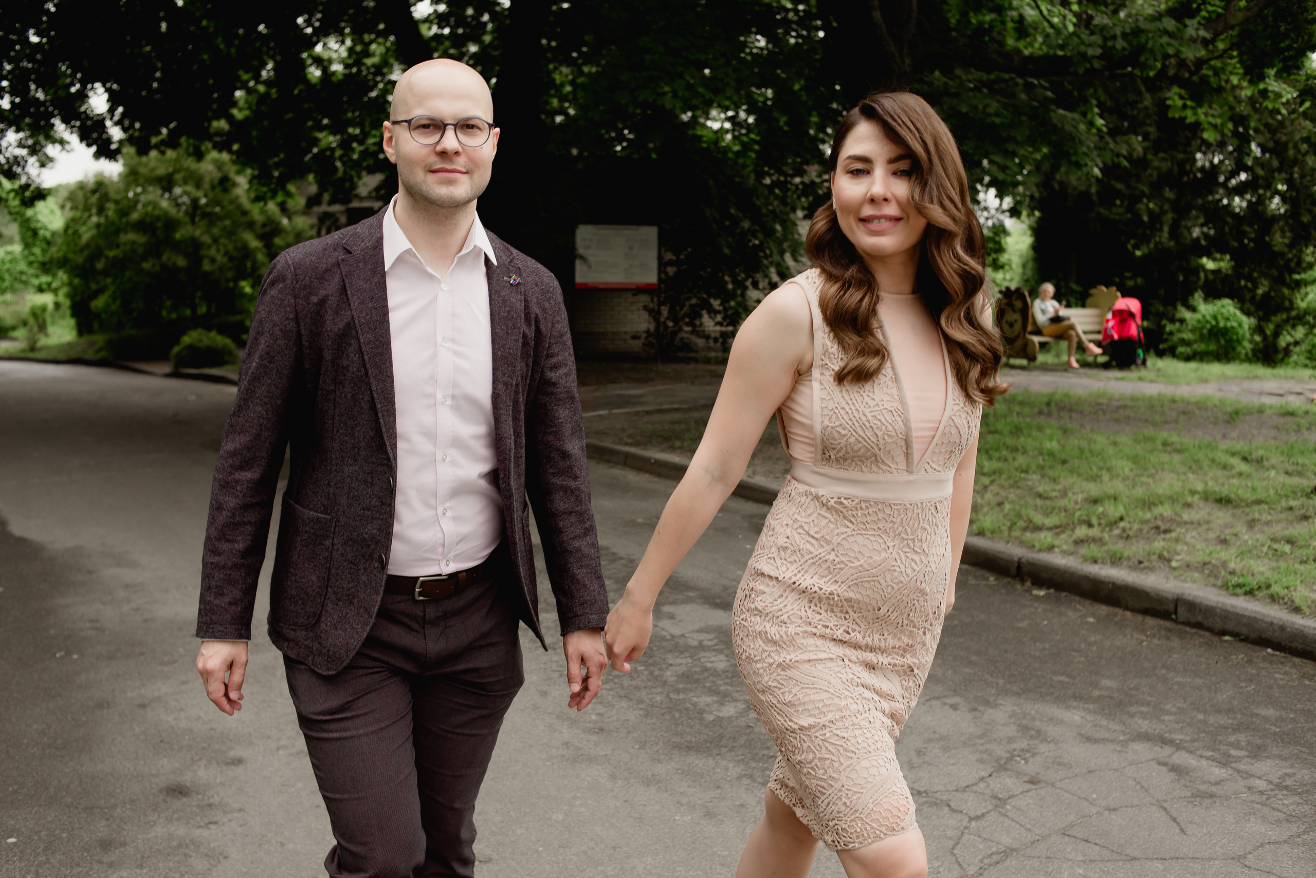 Нога в ногу по дорозі кохання, Ботсад в Києві. Весільний та сімейний фотограф в Києві та області Анна Дєдова