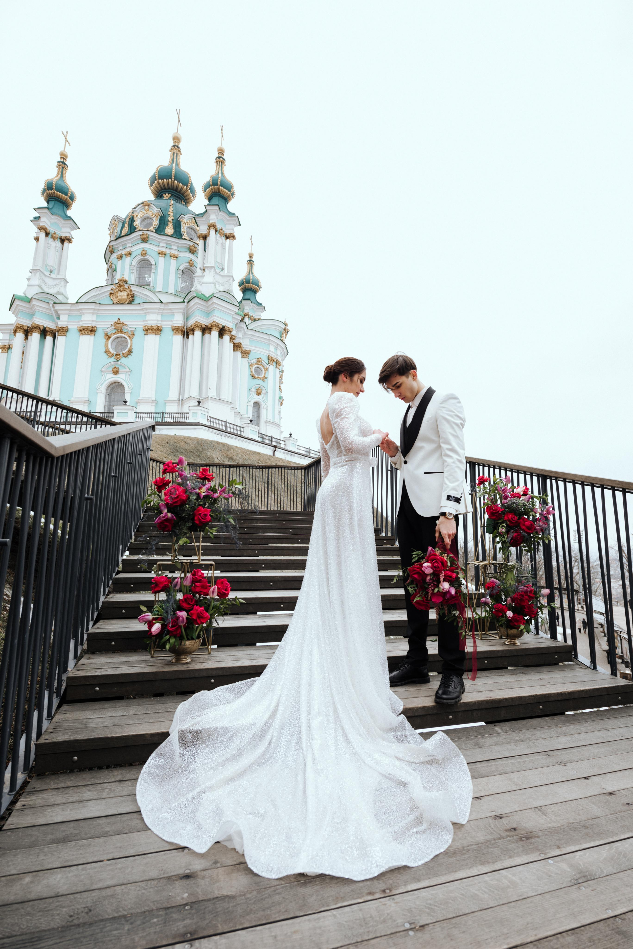 Зимове весілля, Київ. Весільний та сімейний фотограф в Києві та області Анна Дєдова