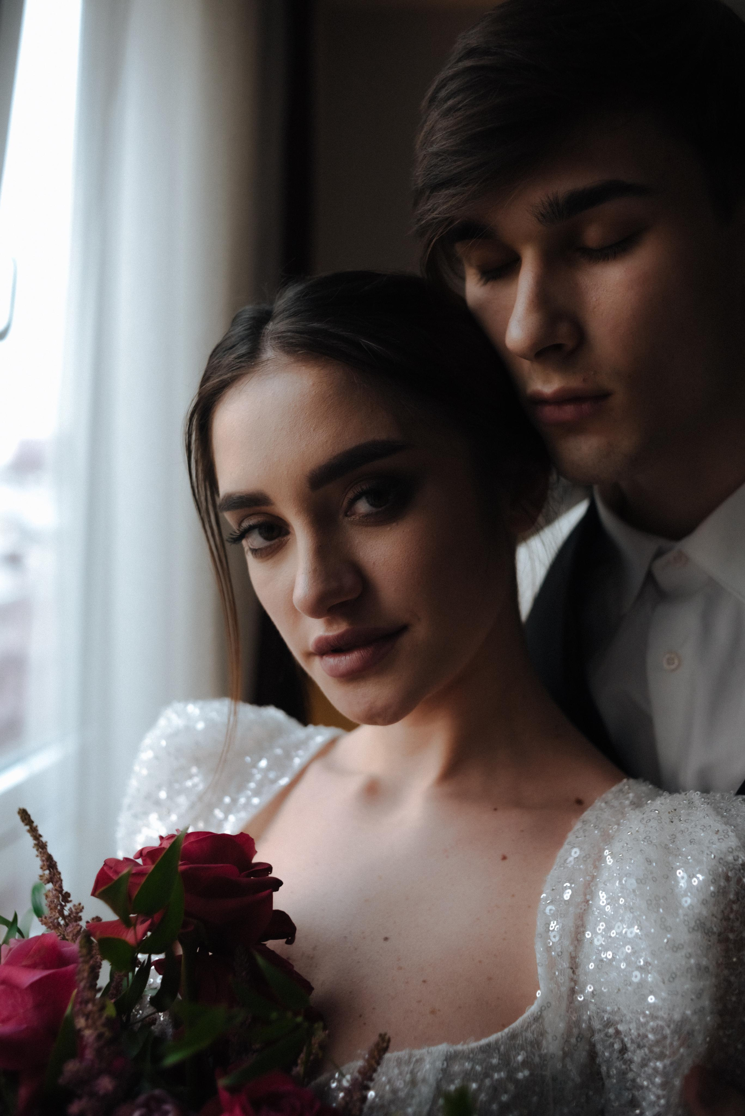 Зимове весілля, Київ. Весільний та сімейний фотограф в Києві та області Анна Дєдова