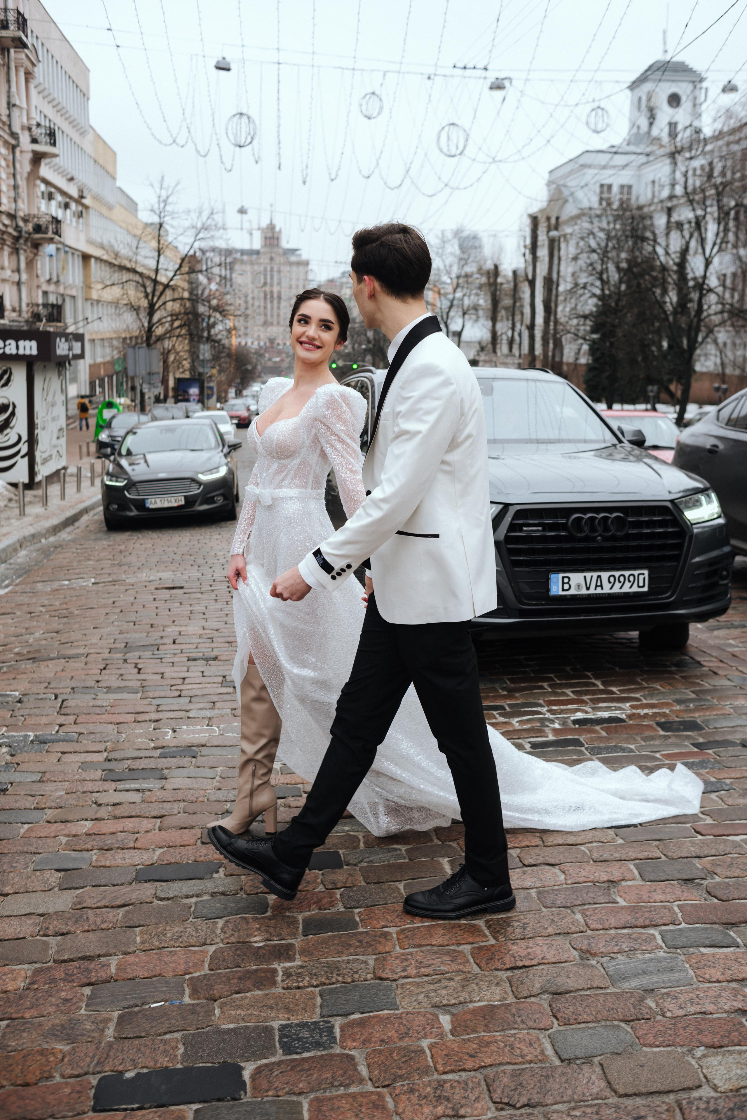 Зимове весілля, Київ. Весільний та сімейний фотограф в Києві та області Анна Дєдова