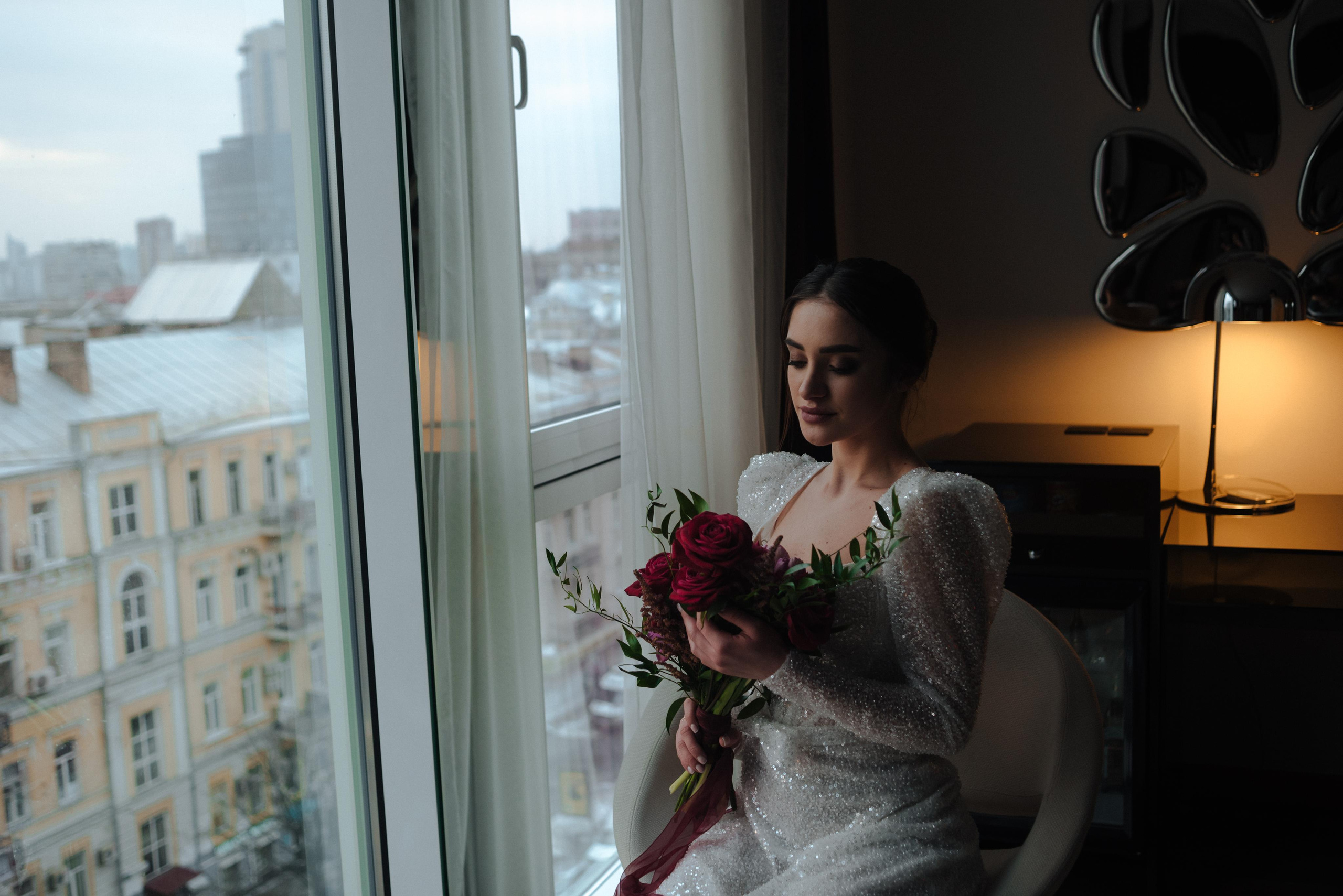 Зимове весілля, Київ. Весільний та сімейний фотограф в Києві та області Анна Дєдова