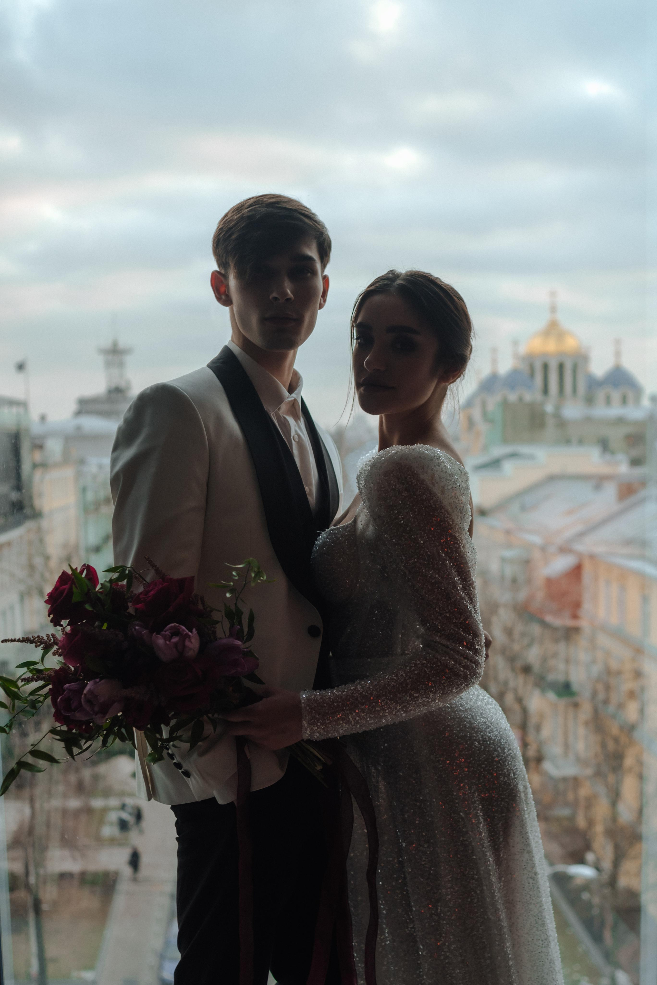 Зимове весілля, Київ. Весільний та сімейний фотограф в Києві та області Анна Дєдова