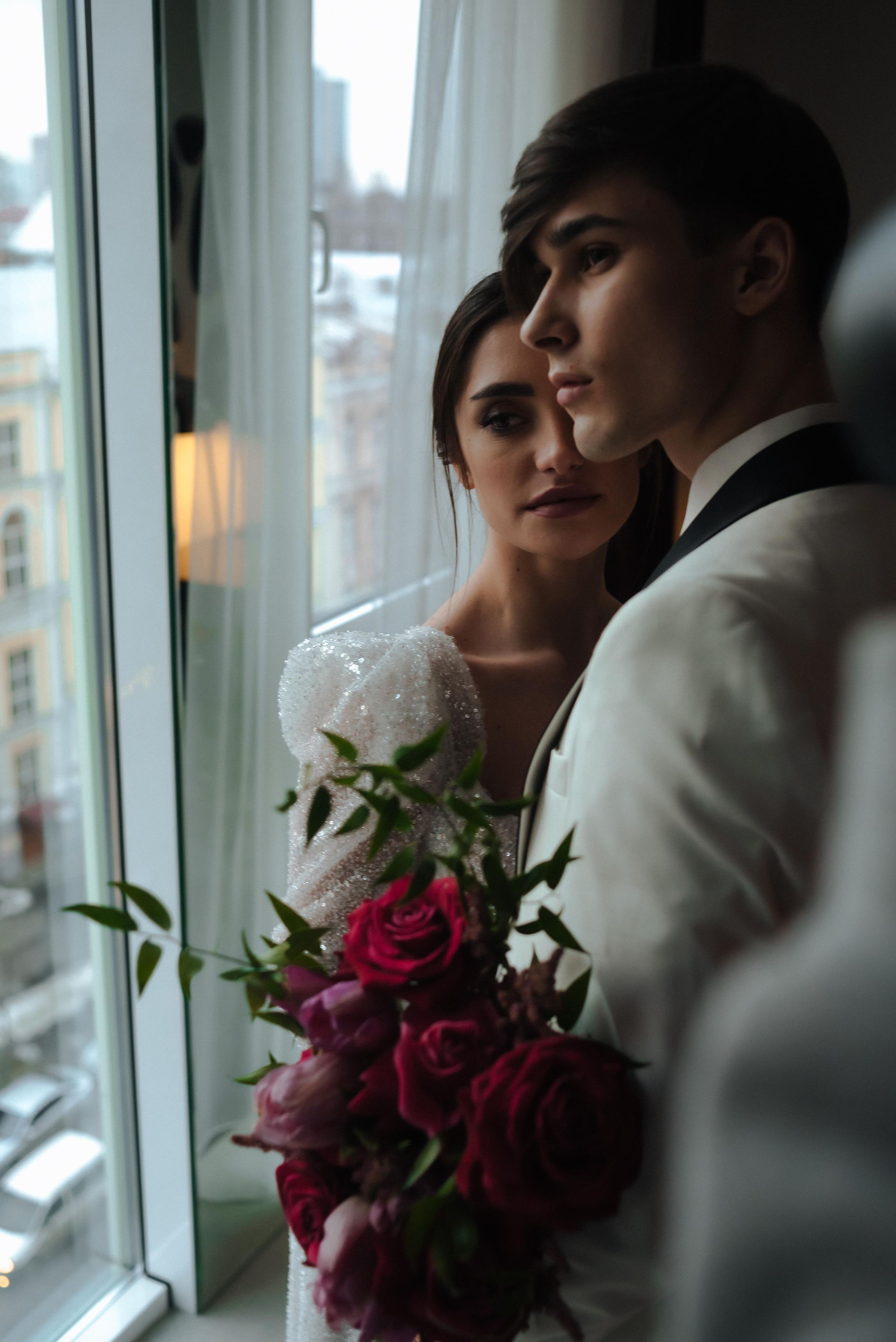 Зимове весілля, Київ. Весільний та сімейний фотограф в Києві та області Анна Дєдова