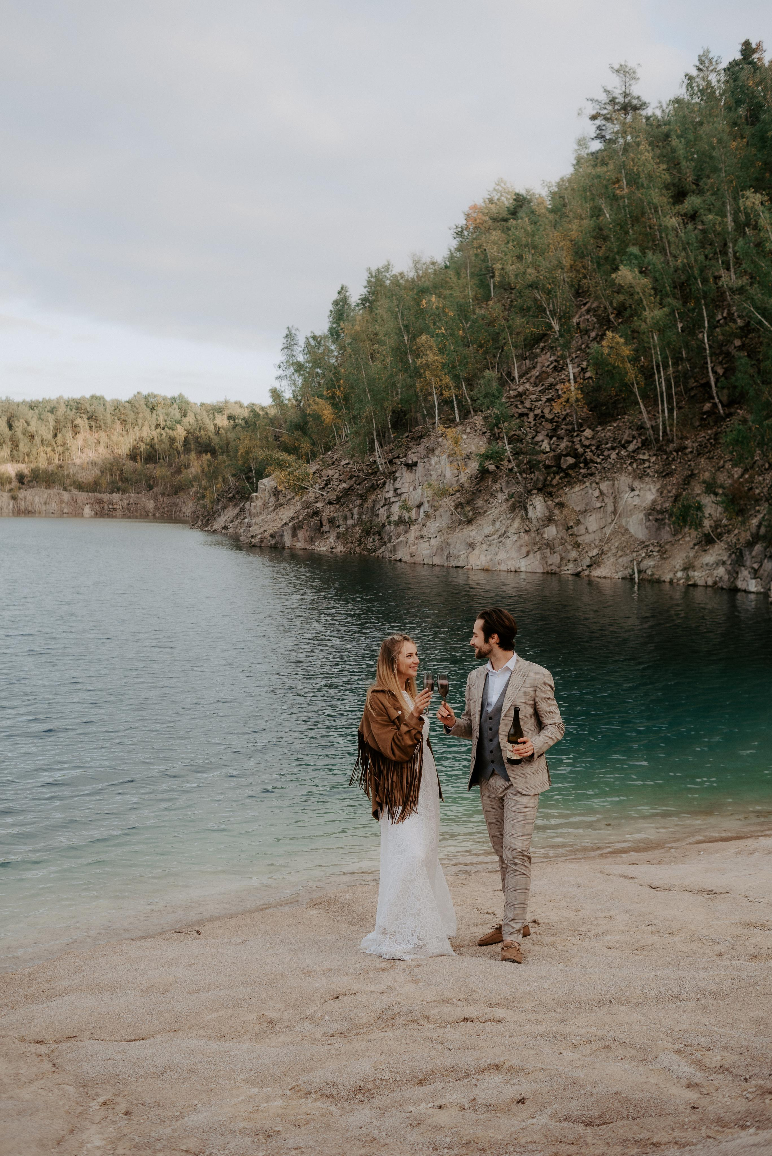 Бохо весілля в карєрі. Весільний та сімейний фотограф в Києві та області Анна Дєдова