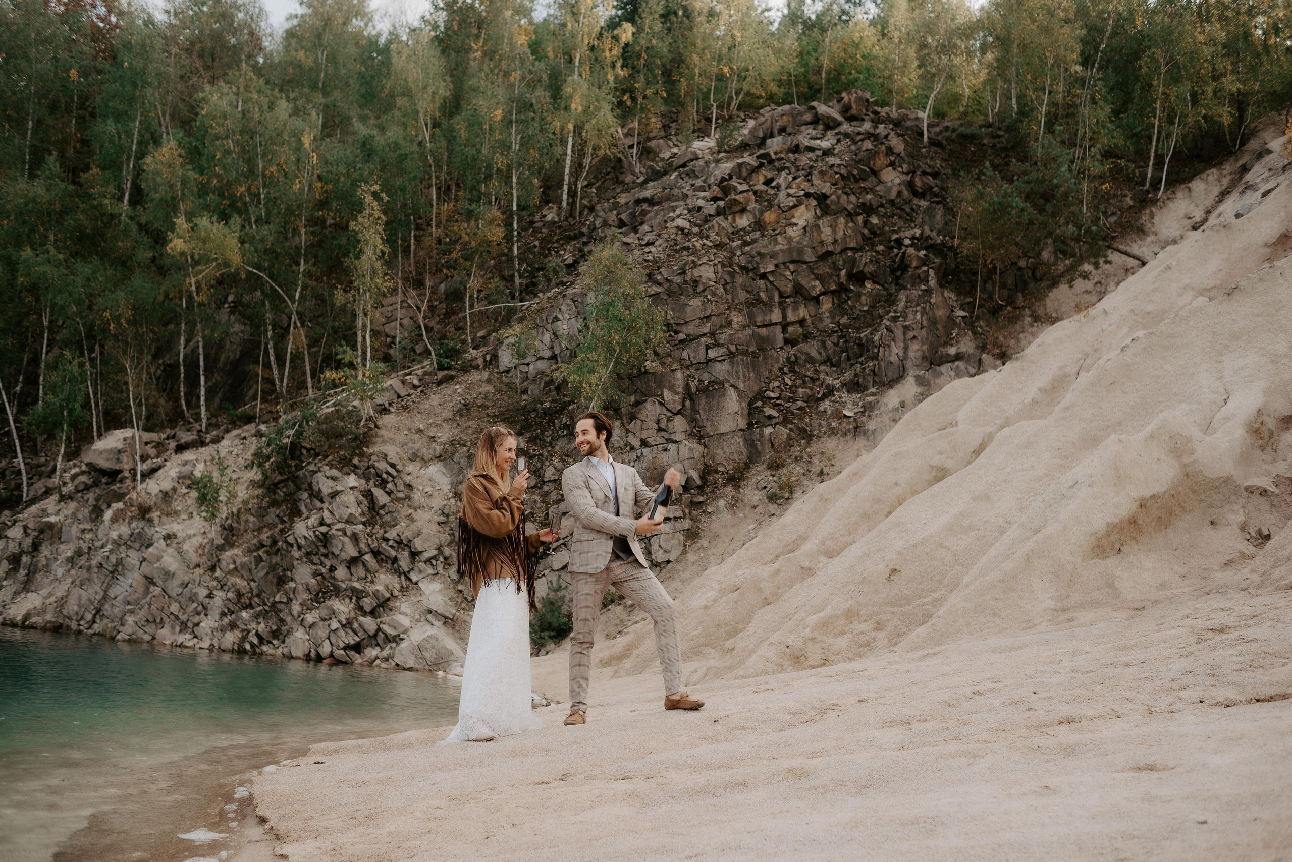 Бохо весілля в карєрі. Весільний та сімейний фотограф в Києві та області Анна Дєдова