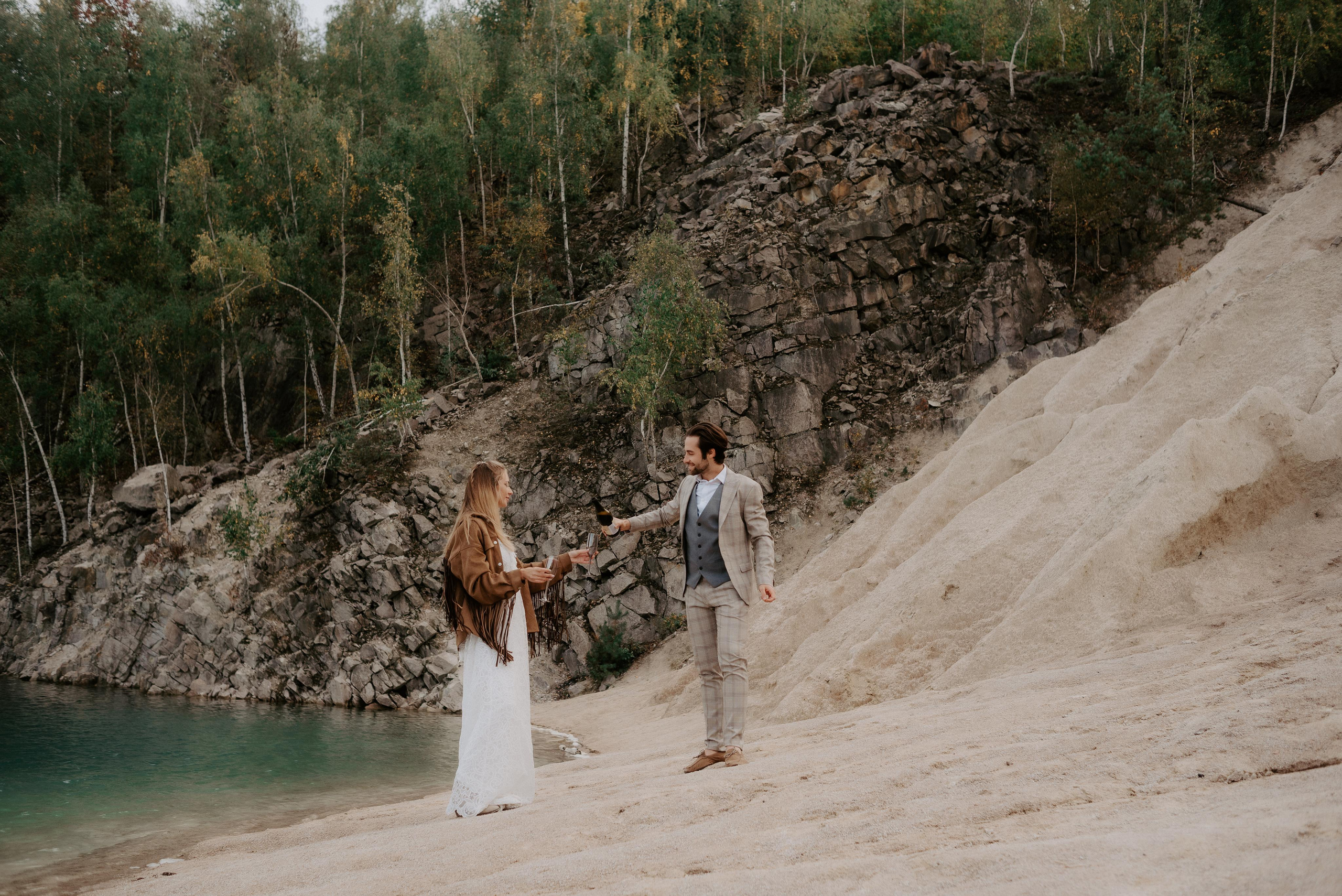 Бохо весілля в карєрі. Весільний та сімейний фотограф в Києві та області Анна Дєдова