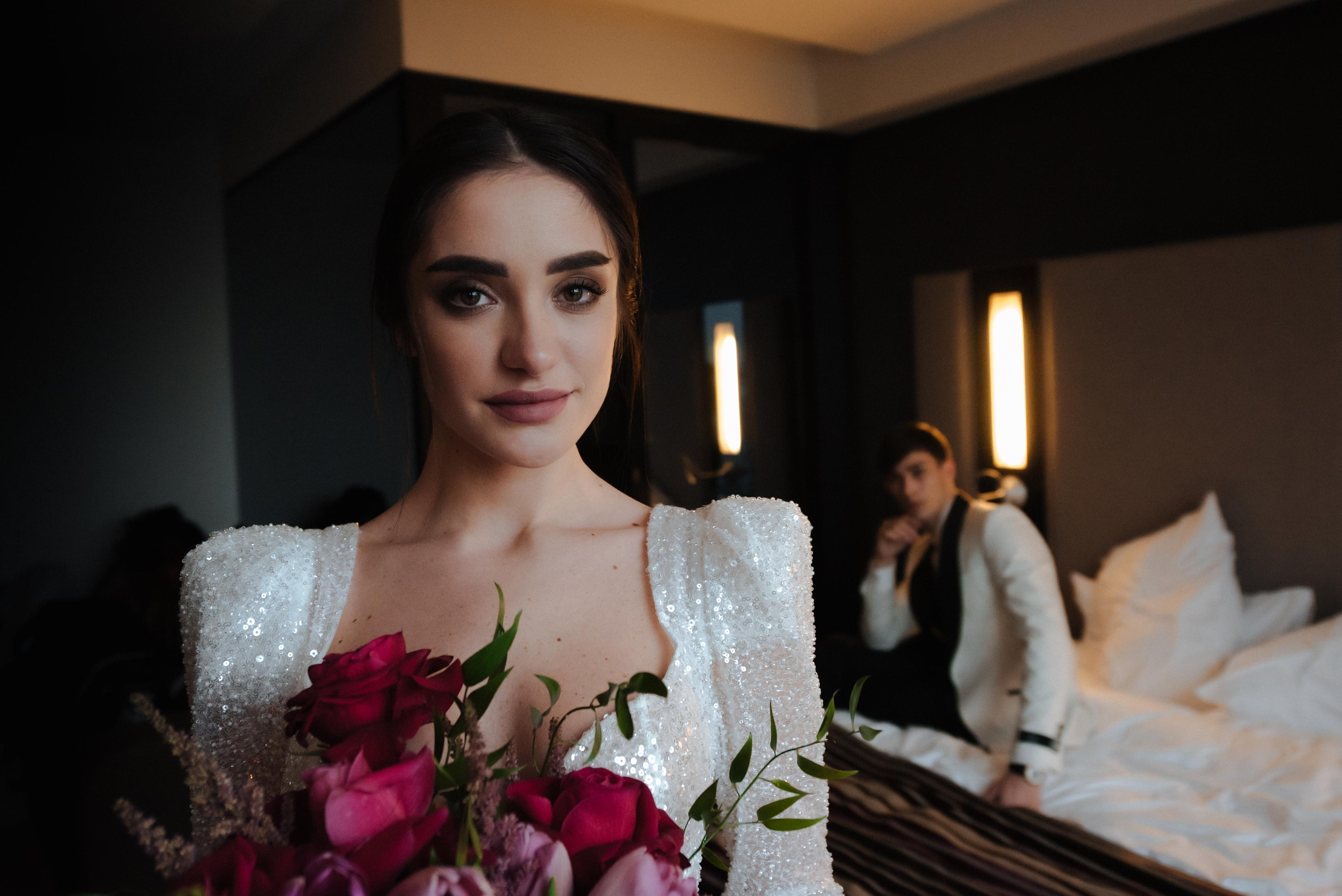 Зимове весілля, Київ. Весільний та сімейний фотограф в Києві та області Анна Дєдова