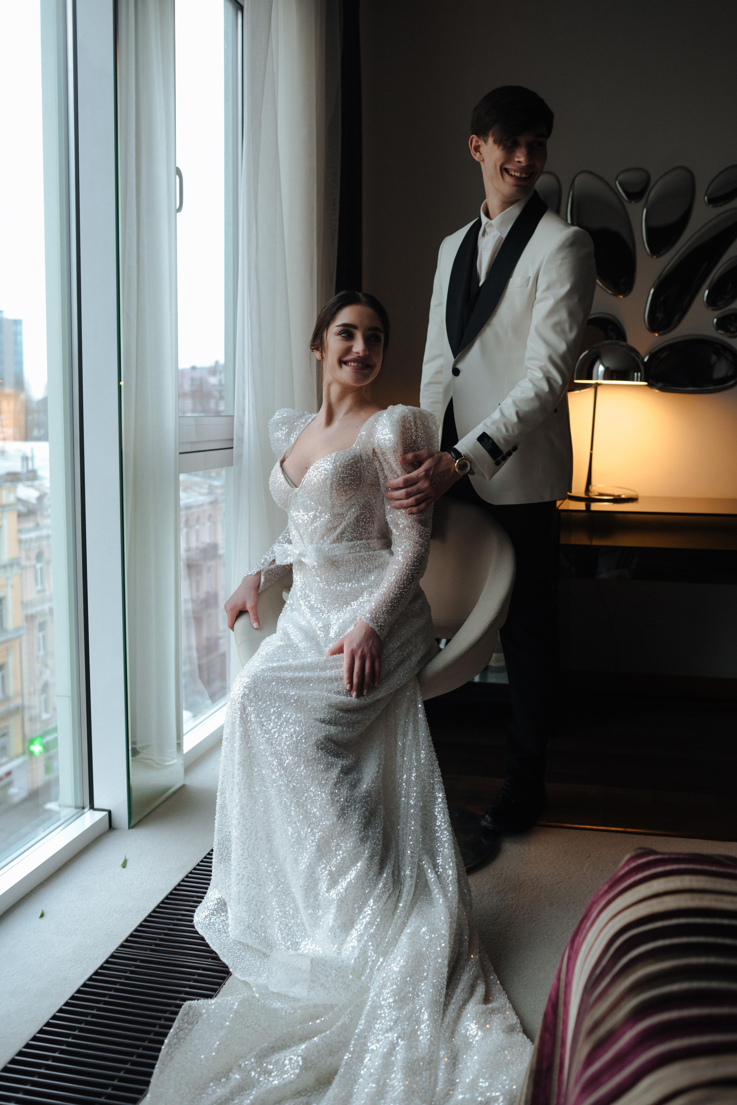 Зимове весілля, Київ. Весільний та сімейний фотограф в Києві та області Анна Дєдова