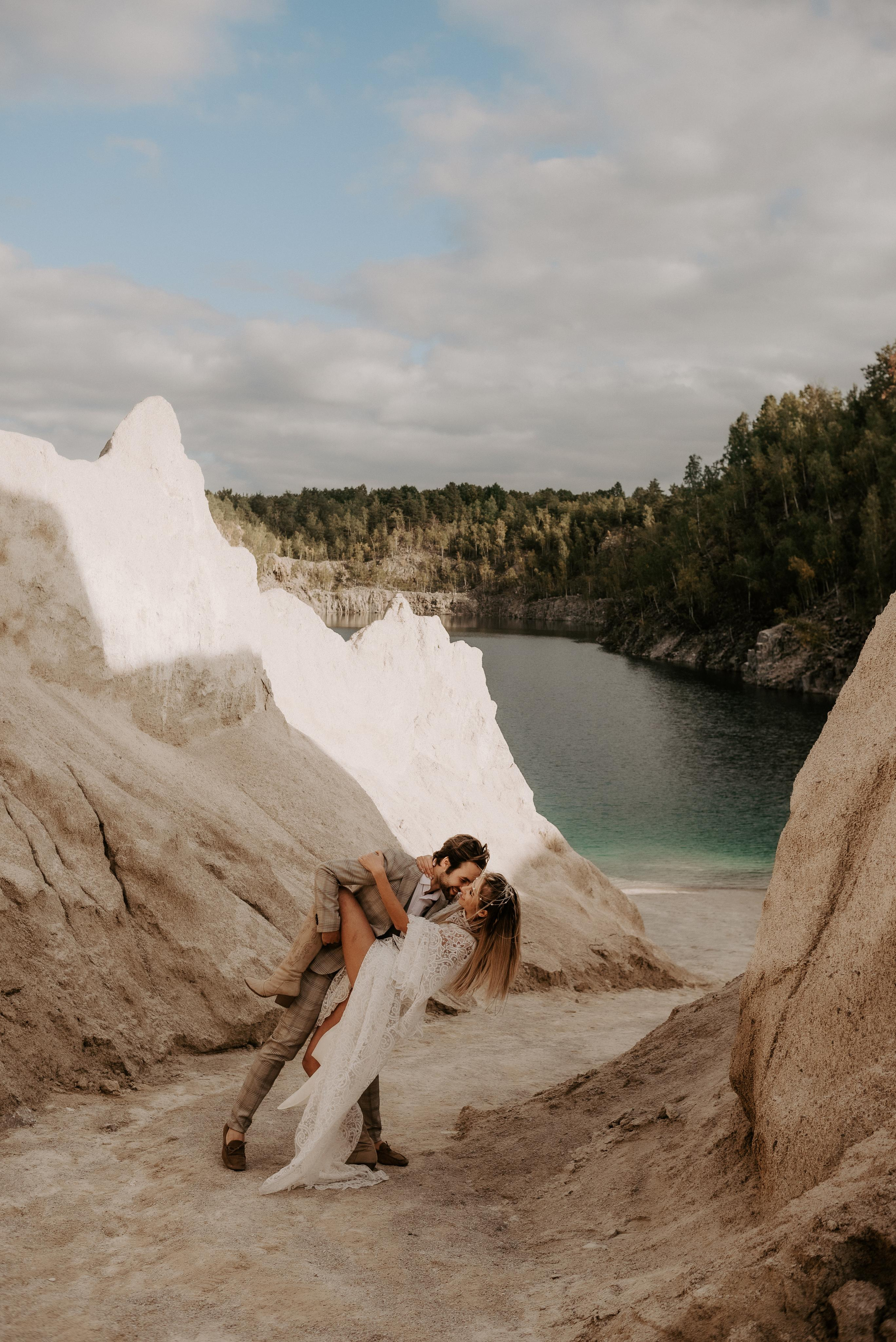 Бохо весілля в карєрі. Весільний та сімейний фотограф в Києві та області Анна Дєдова