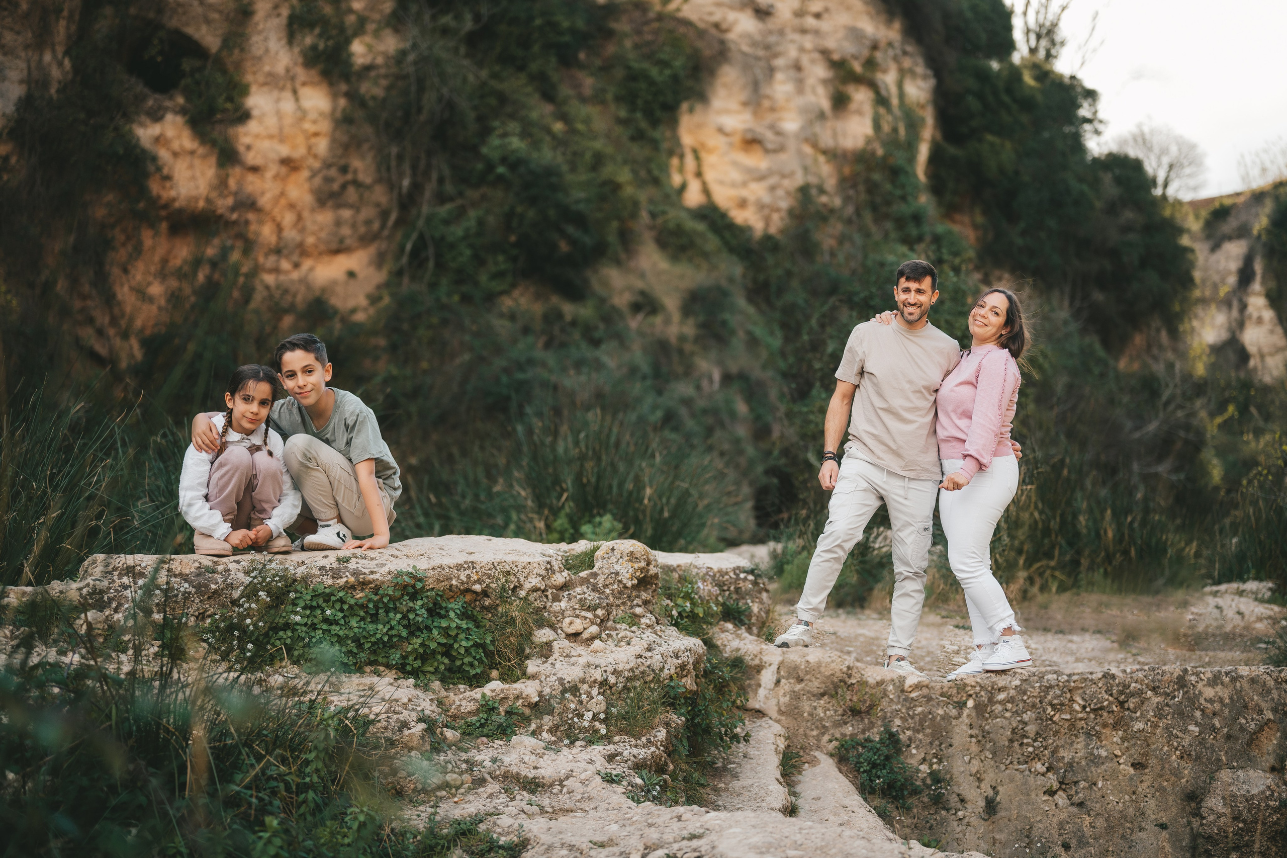 Angel, Sara, Angelito y Martina. Тетяна Малишева - сімейний фотограф і відеограф у Валенсії, Іспанія