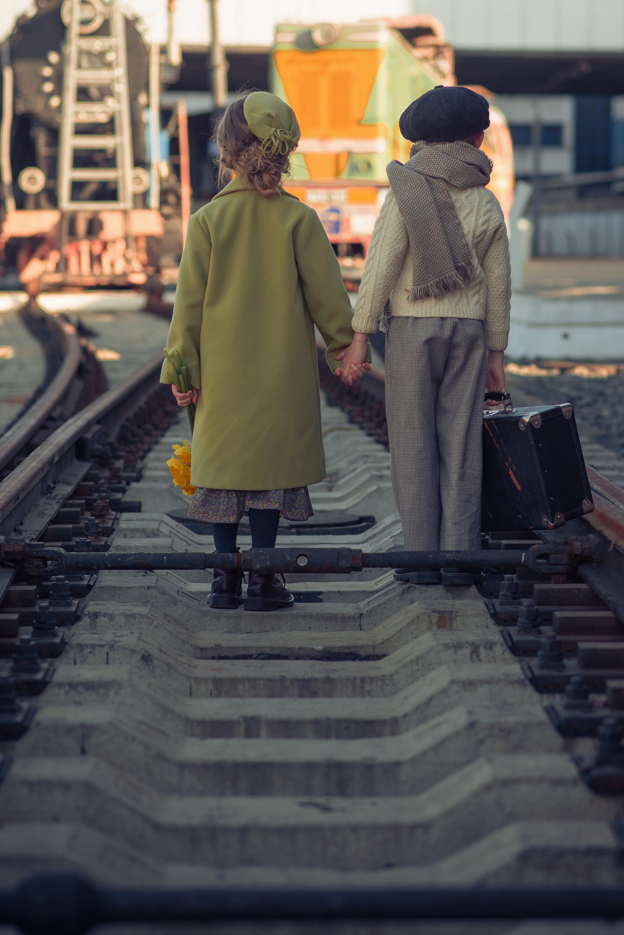 The Train Station Story. Tatiana Malysheva — family photographer and videographer in Valencia, Spain
