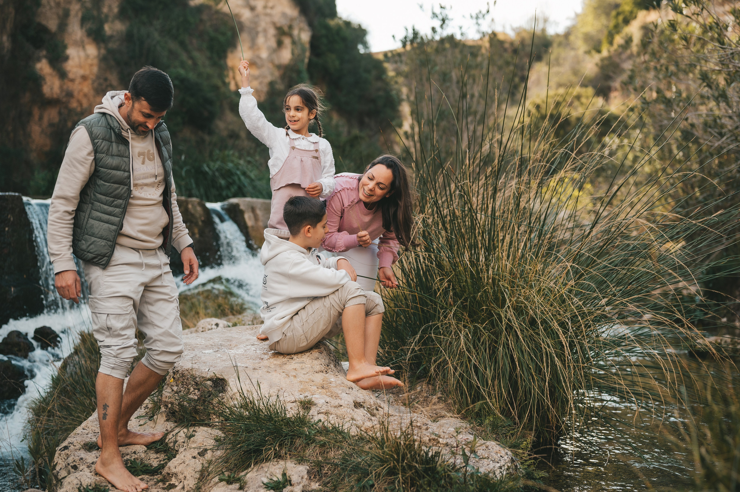 Angel, Sara, Angelito y Martina. Тетяна Малишева - сімейний фотограф і відеограф у Валенсії, Іспанія