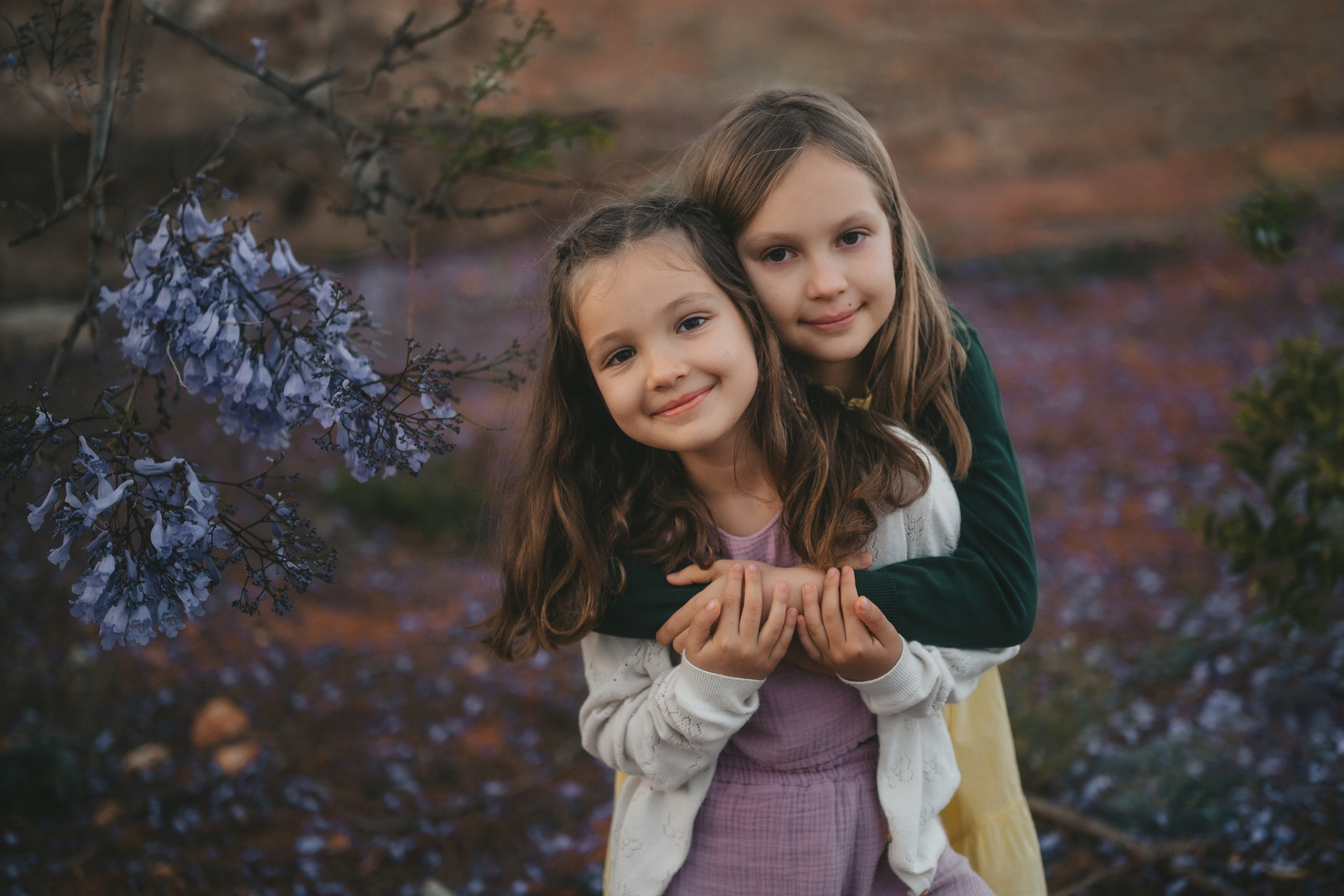 Jacaranda flowers. Tatiana Malysheva — family photographer and videographer in Valencia, Spain