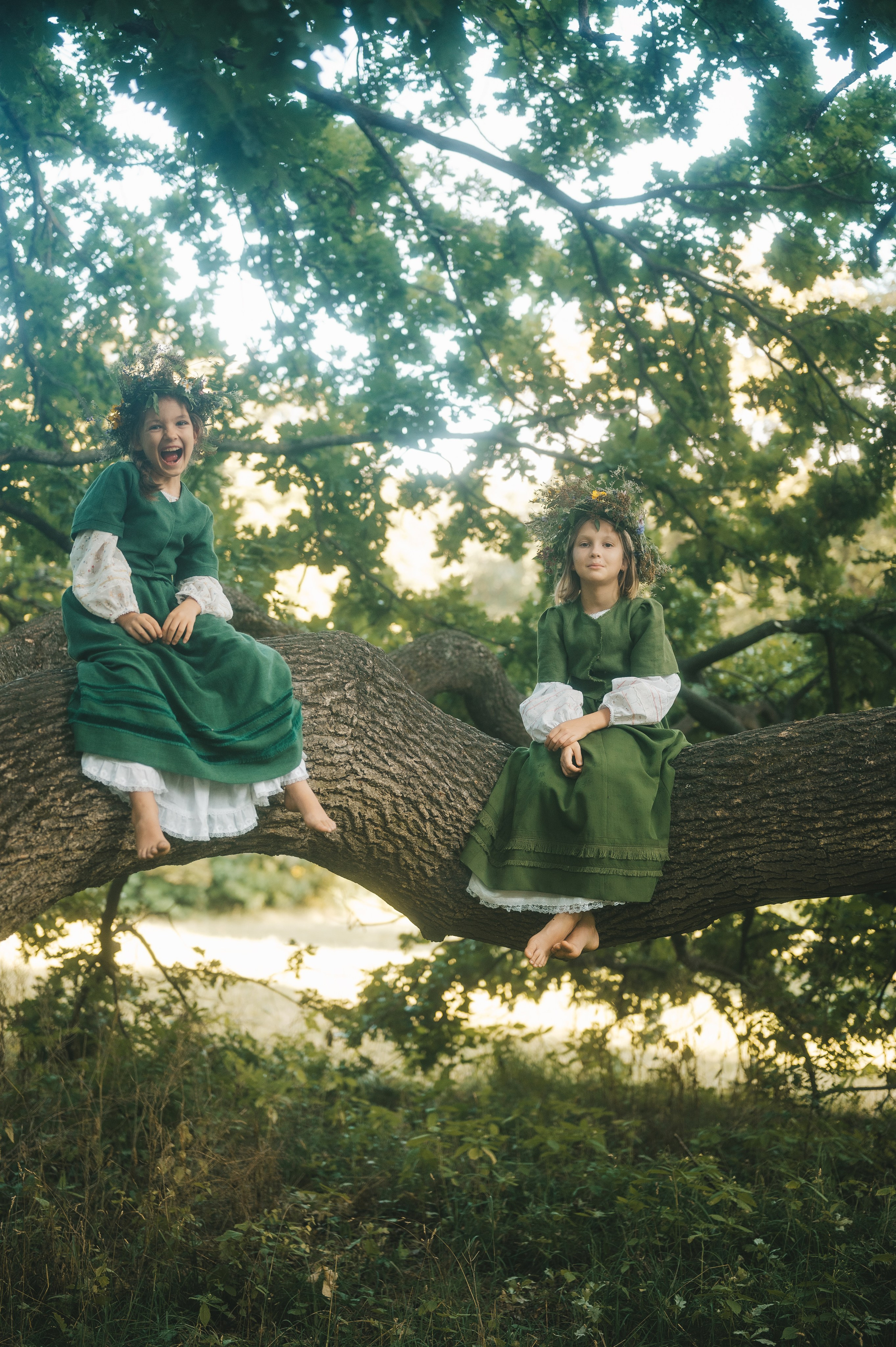 Лісові мавки. Tatiana Malysheva — family photographer and videographer in Valencia, Spain