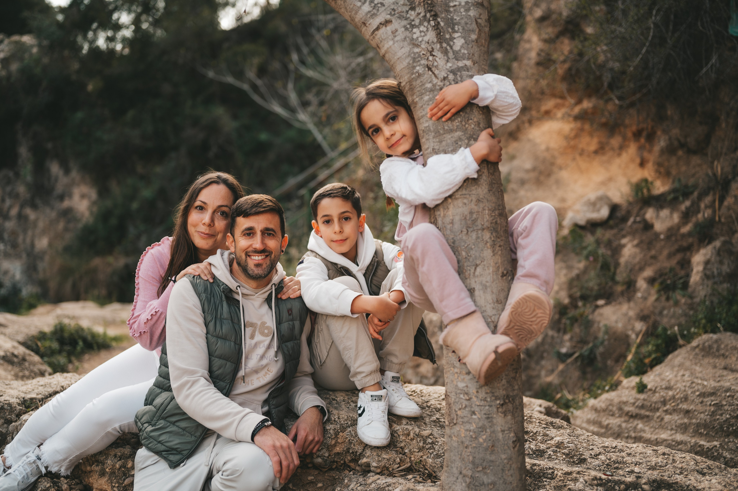 Angel, Sara, Angelito y Martina. Тетяна Малишева - сімейний фотограф і відеограф у Валенсії, Іспанія