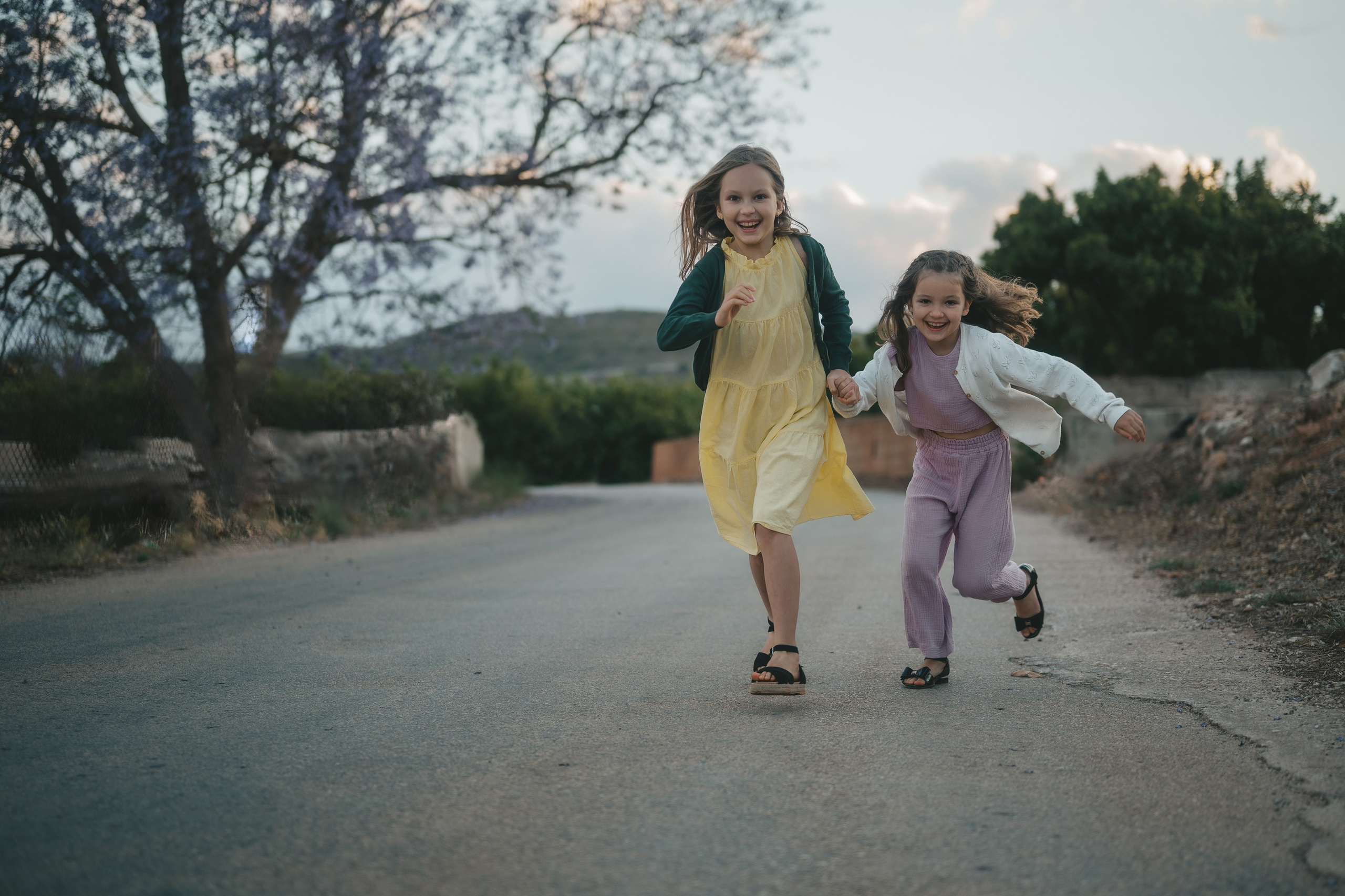 Jacaranda flowers. Tatiana Malysheva — family photographer and videographer in Valencia, Spain