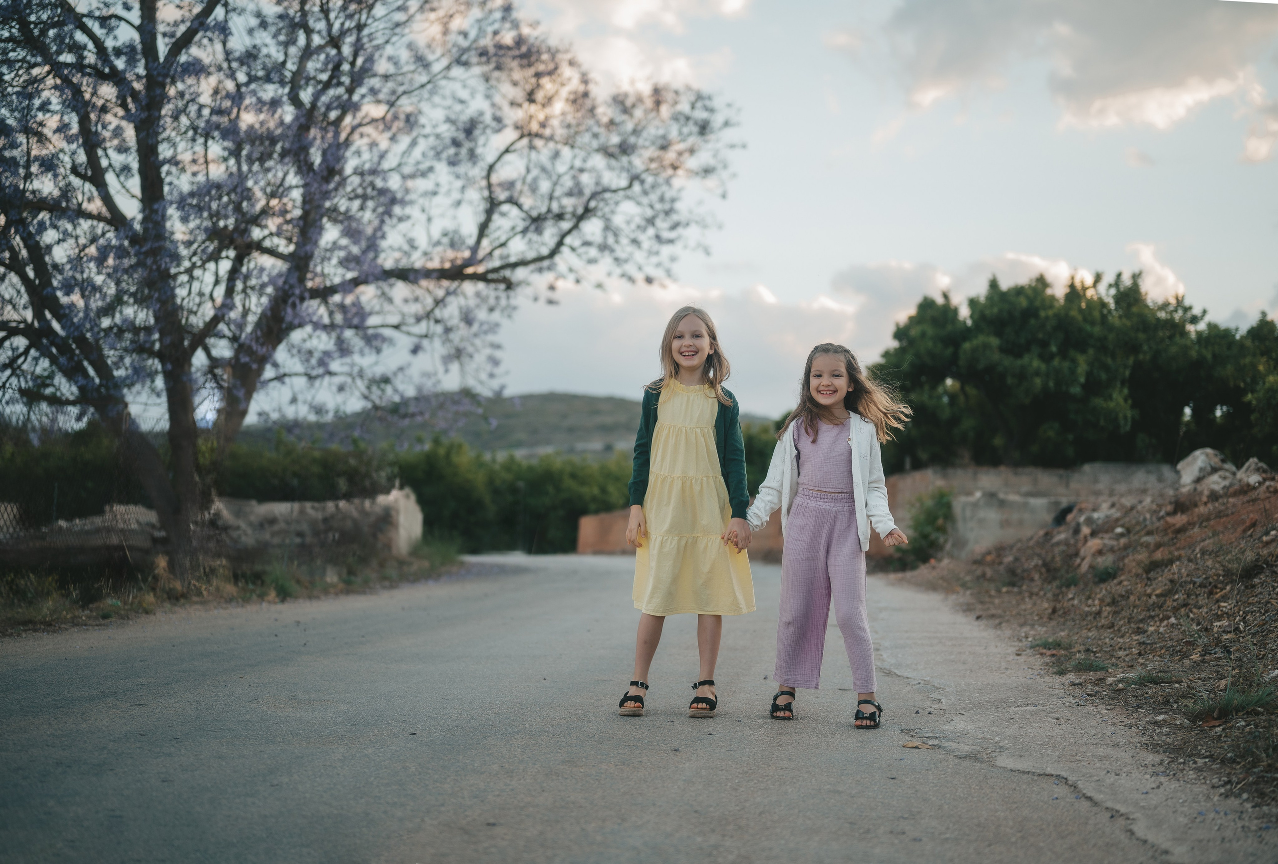 Jacaranda flowers. Tatiana Malysheva — family photographer and videographer in Valencia, Spain