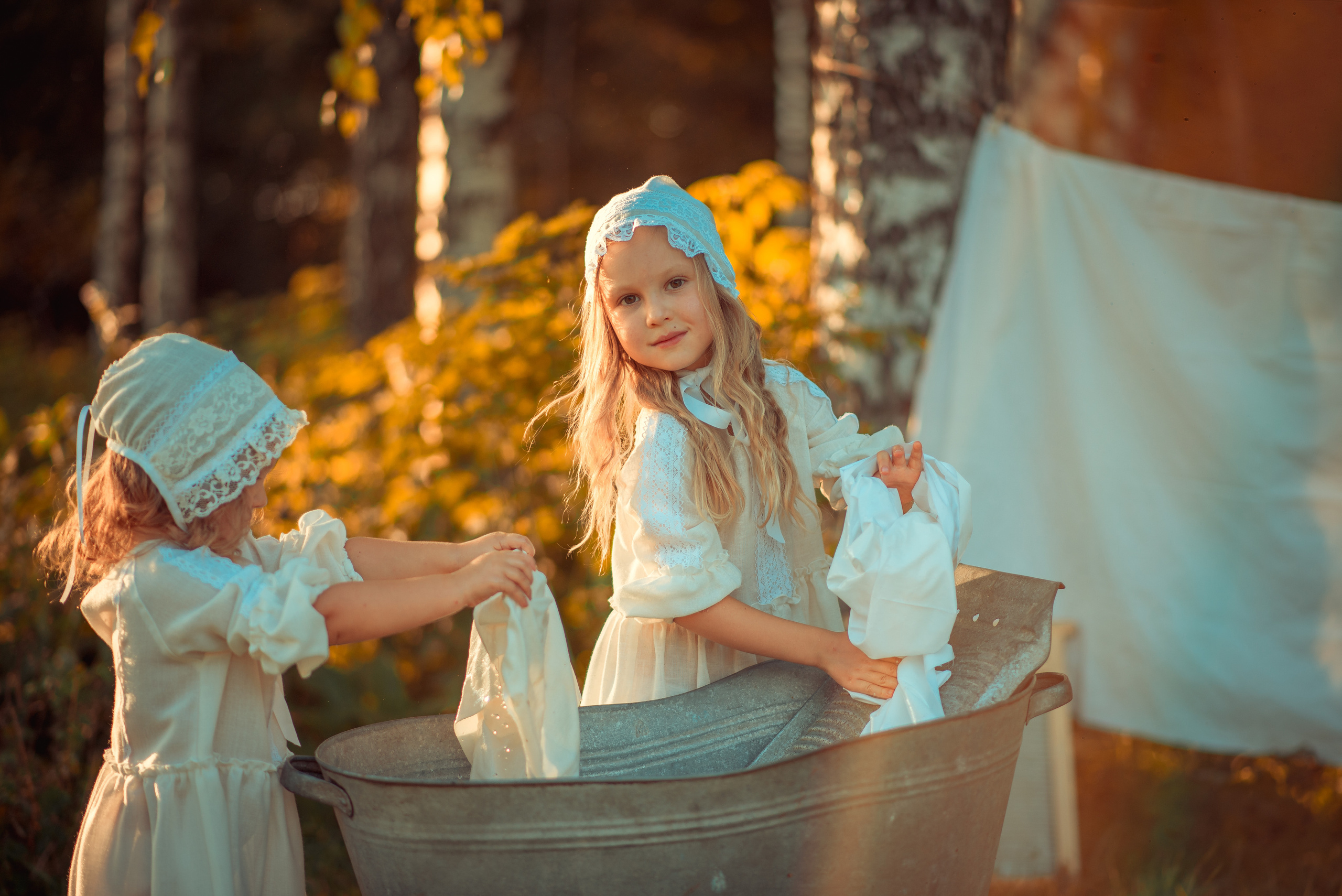 Laundry Time. Tatiana Malysheva — family photographer and videographer in Valencia, Spain