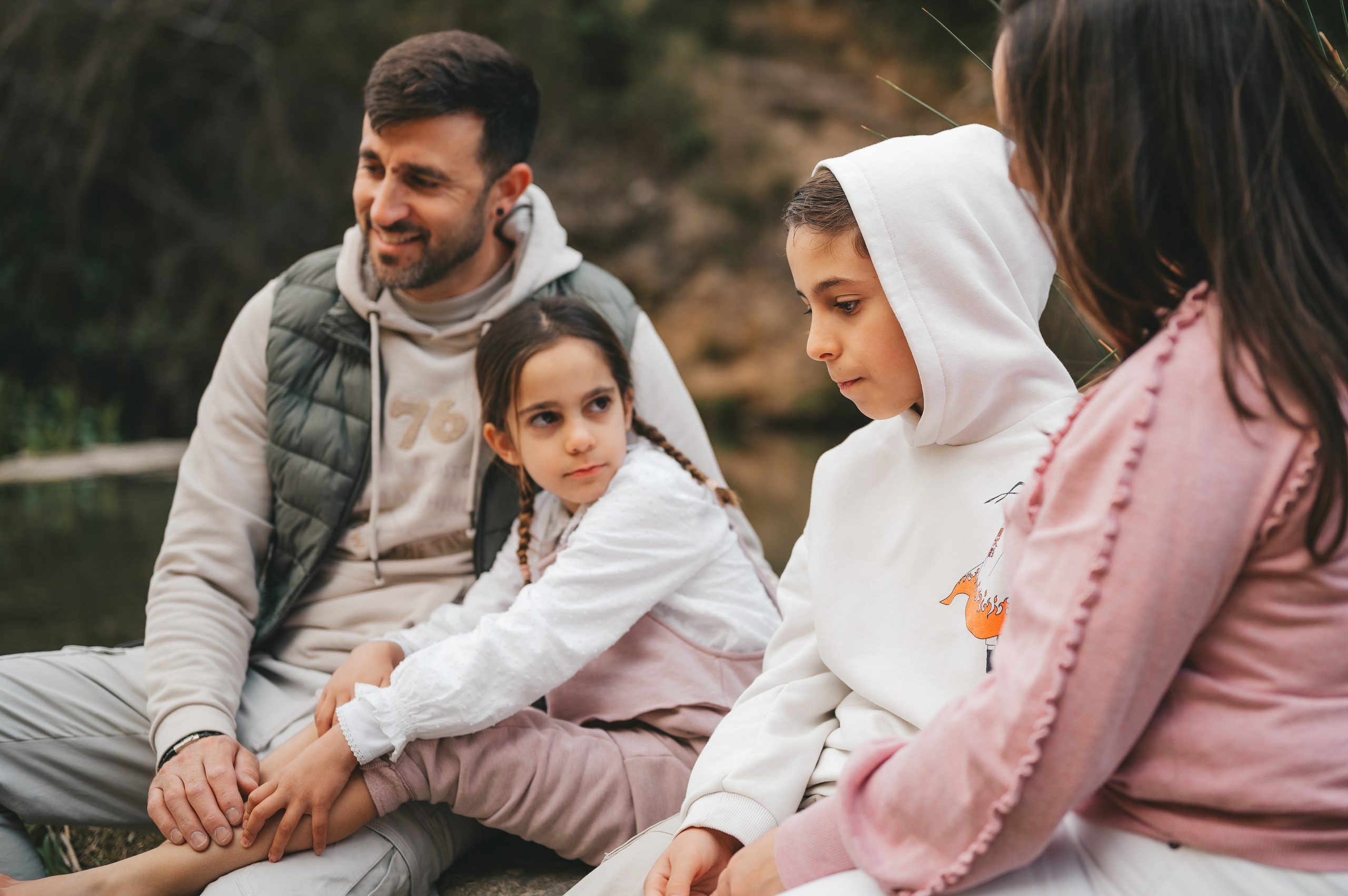 Angel, Sara, Angelito y Martina. Тетяна Малишева - сімейний фотограф і відеограф у Валенсії, Іспанія
