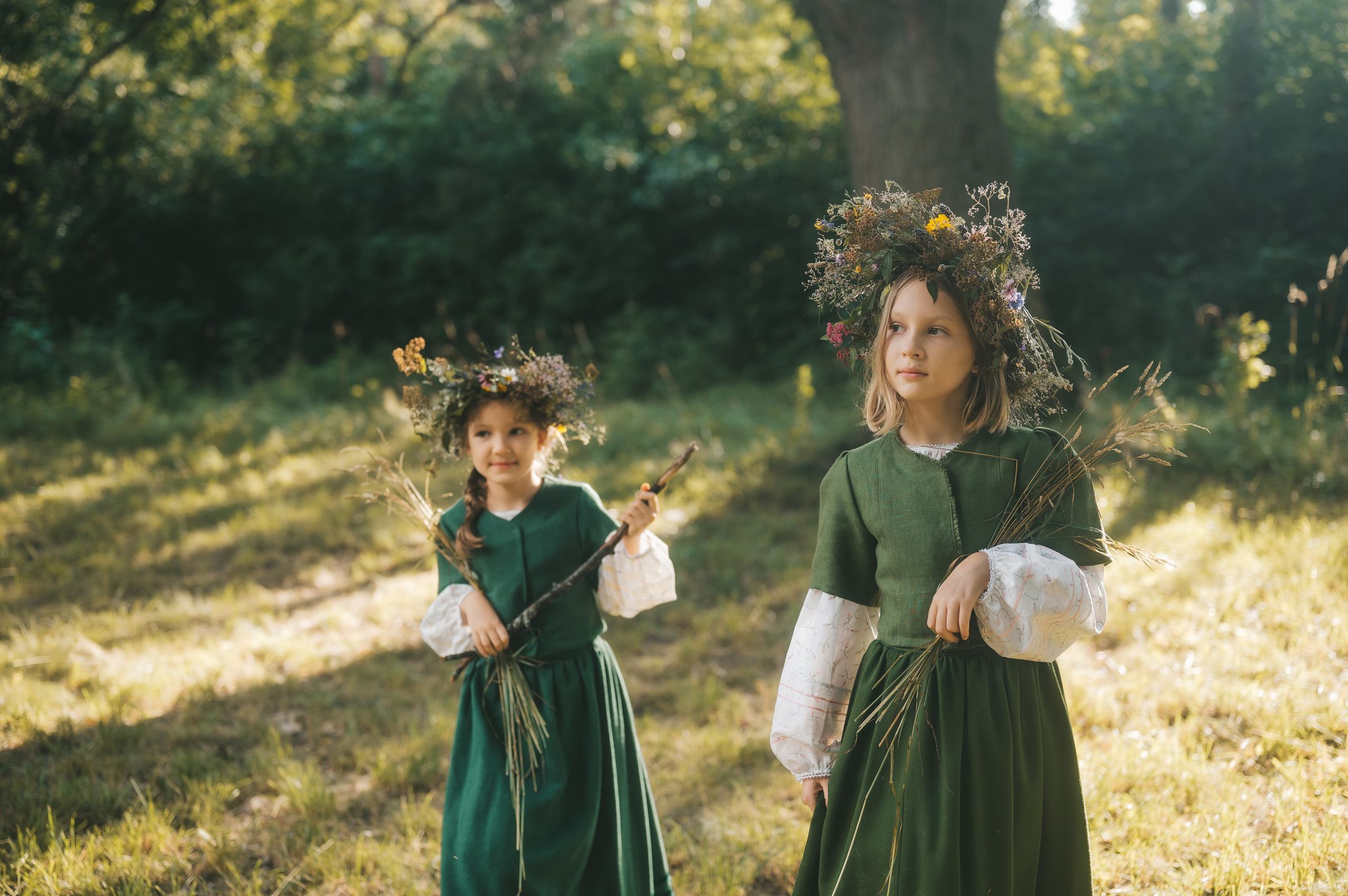 Лісові мавки. Tatiana Malysheva — family photographer and videographer in Valencia, Spain