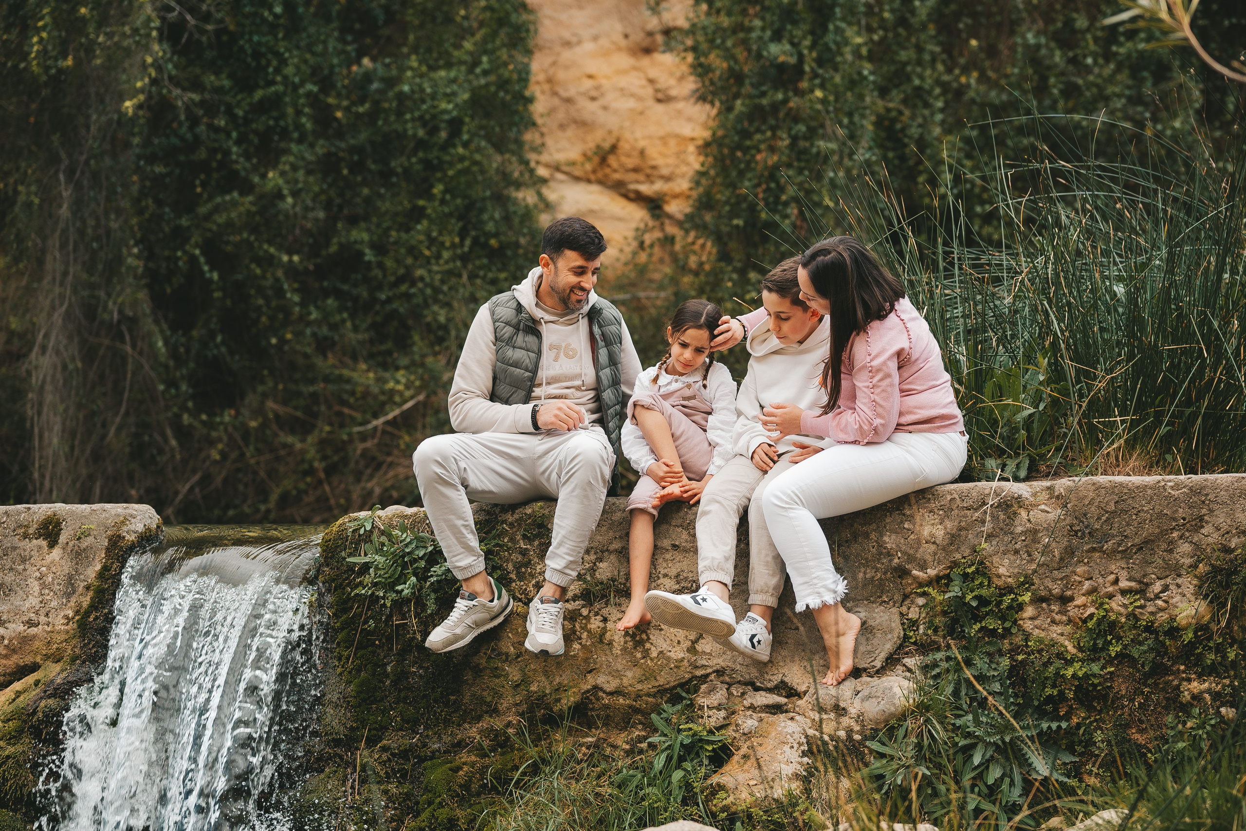 Angel, Sara, Angelito y Martina. Тетяна Малишева - сімейний фотограф і відеограф у Валенсії, Іспанія