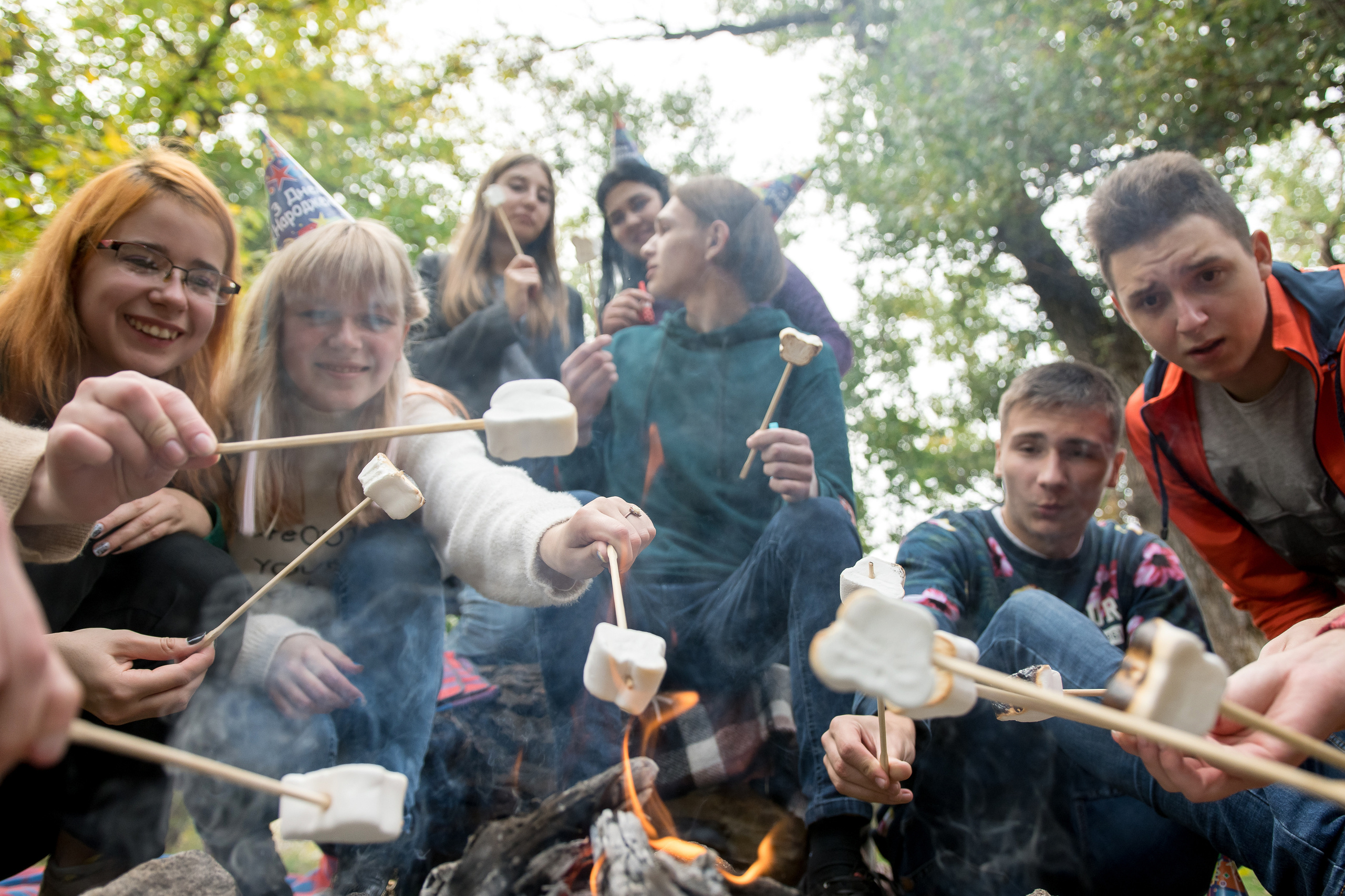 Сичевой коллегиум 11А пикник на Хортице. Випускні альбоми Олега Кононова
