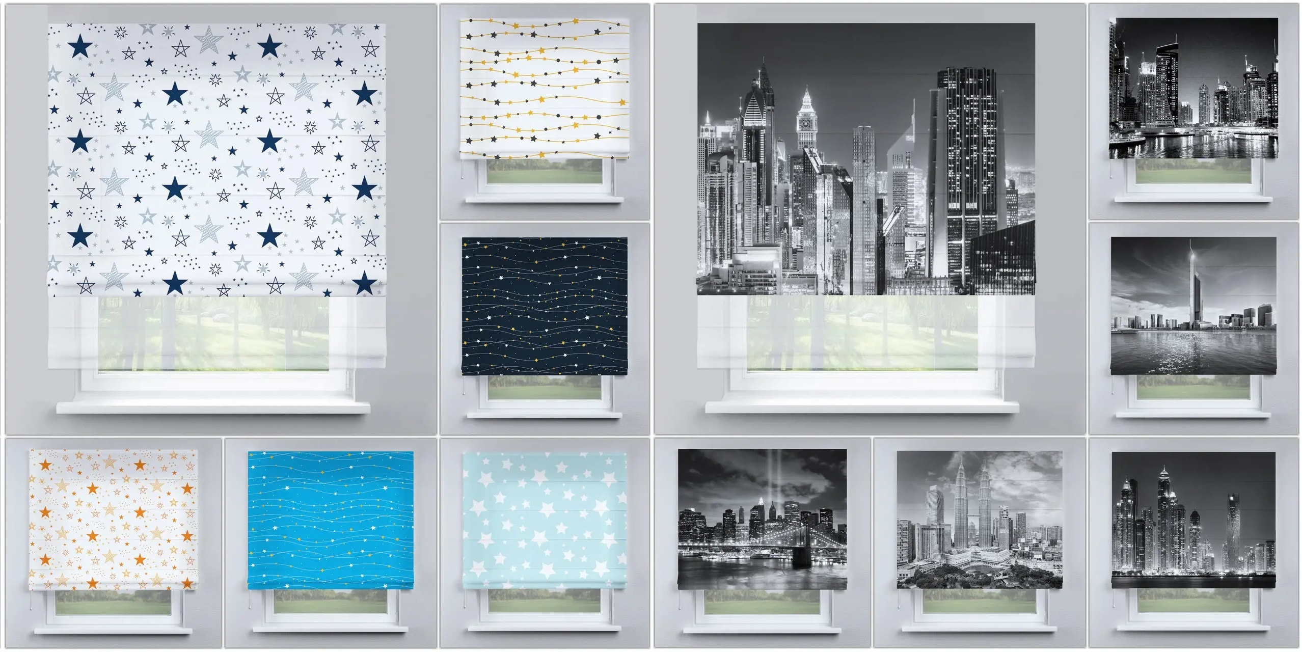 Римські ФОТО штори TOPDeco, модний захист Вашого Дому від сонця!