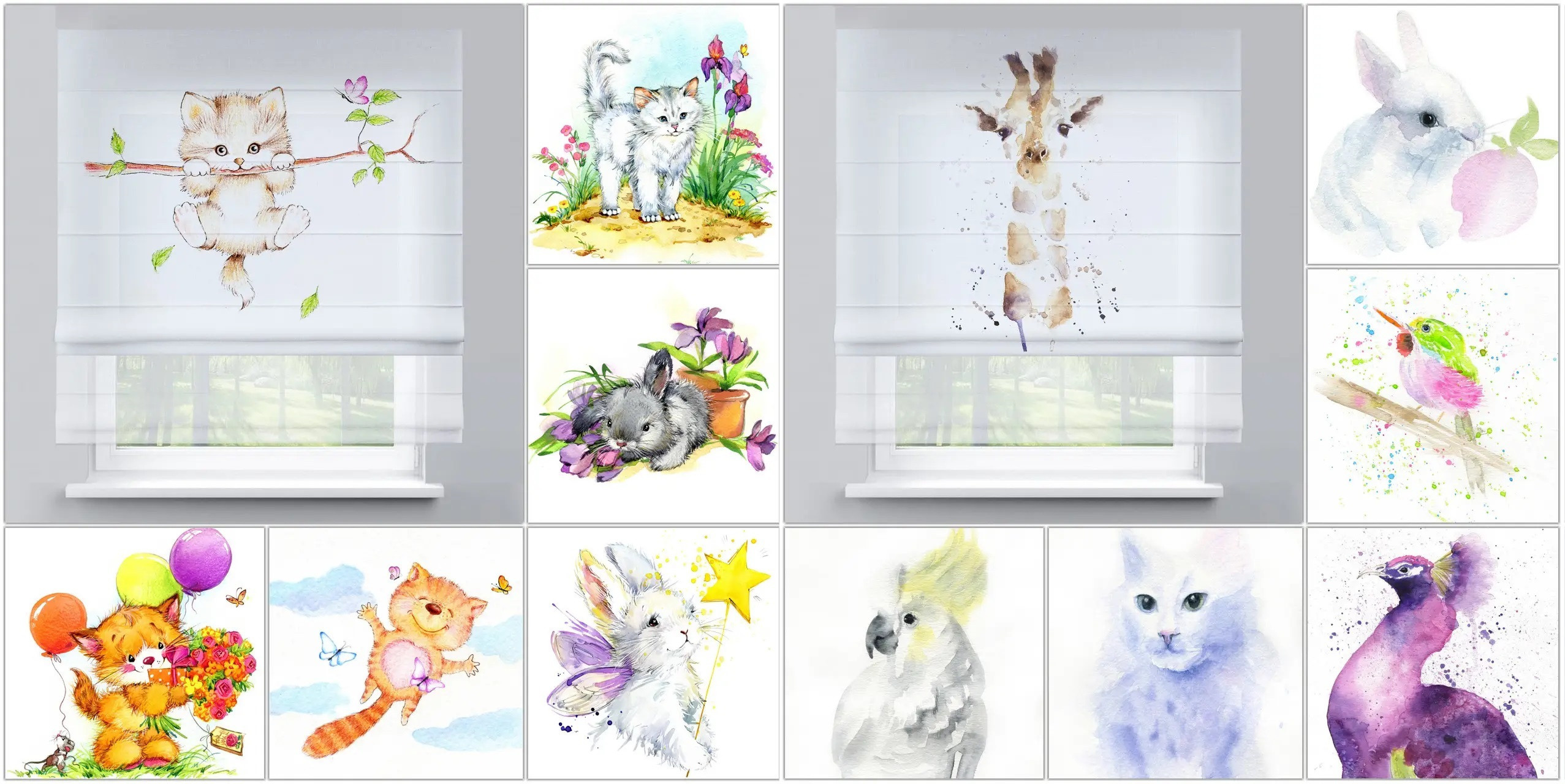 Римські ФОТО штори TOPDeco, модний захист Вашого Дому від сонця!