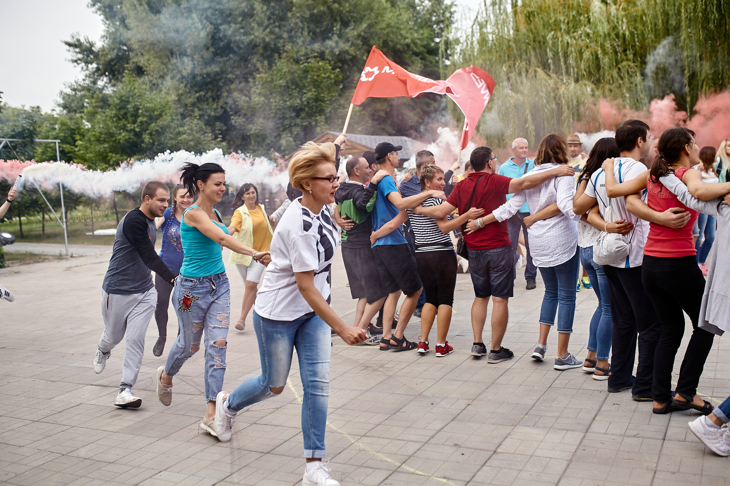 Репортажна фотосессія тимбілдингу для компанії Метінвест Інжинірінг