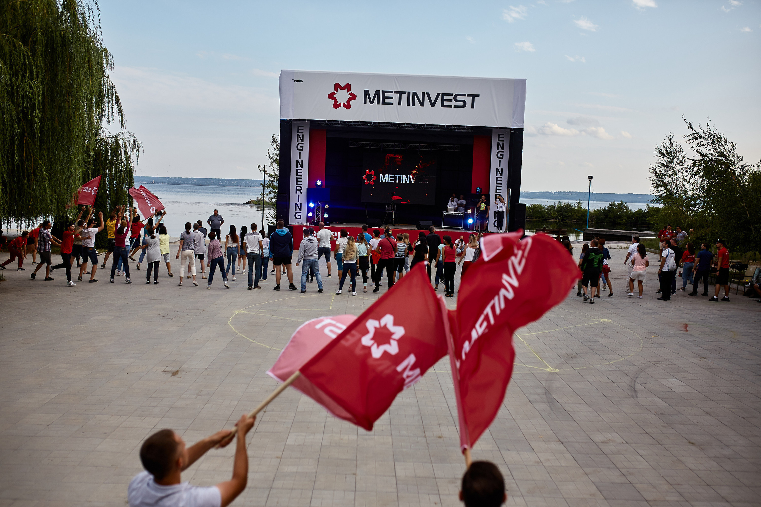 Репортажна фотосессія тимбілдингу для компанії Метінвест Інжинірінг