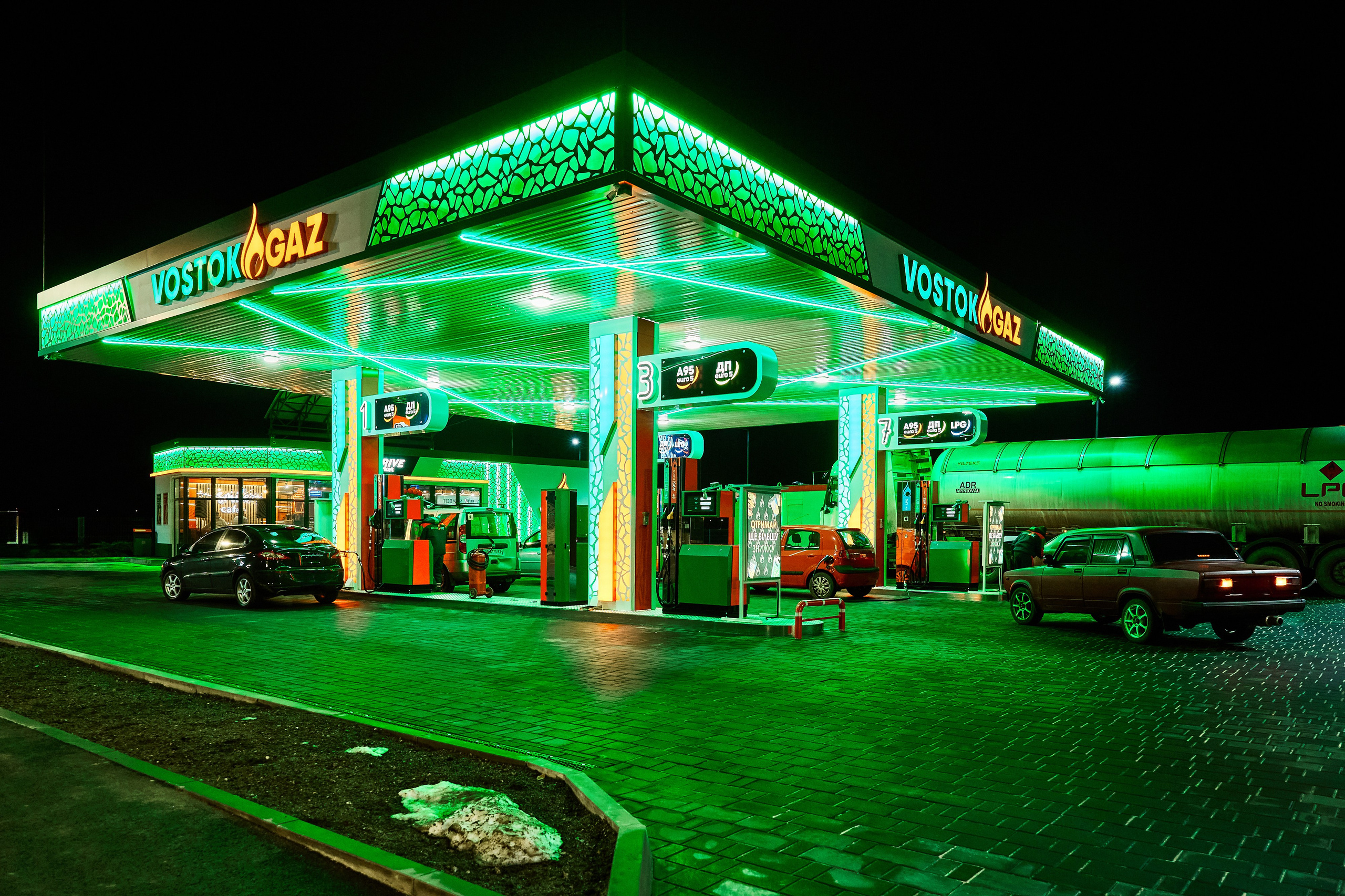 Съемка для сети АЗС «Восток Газ»