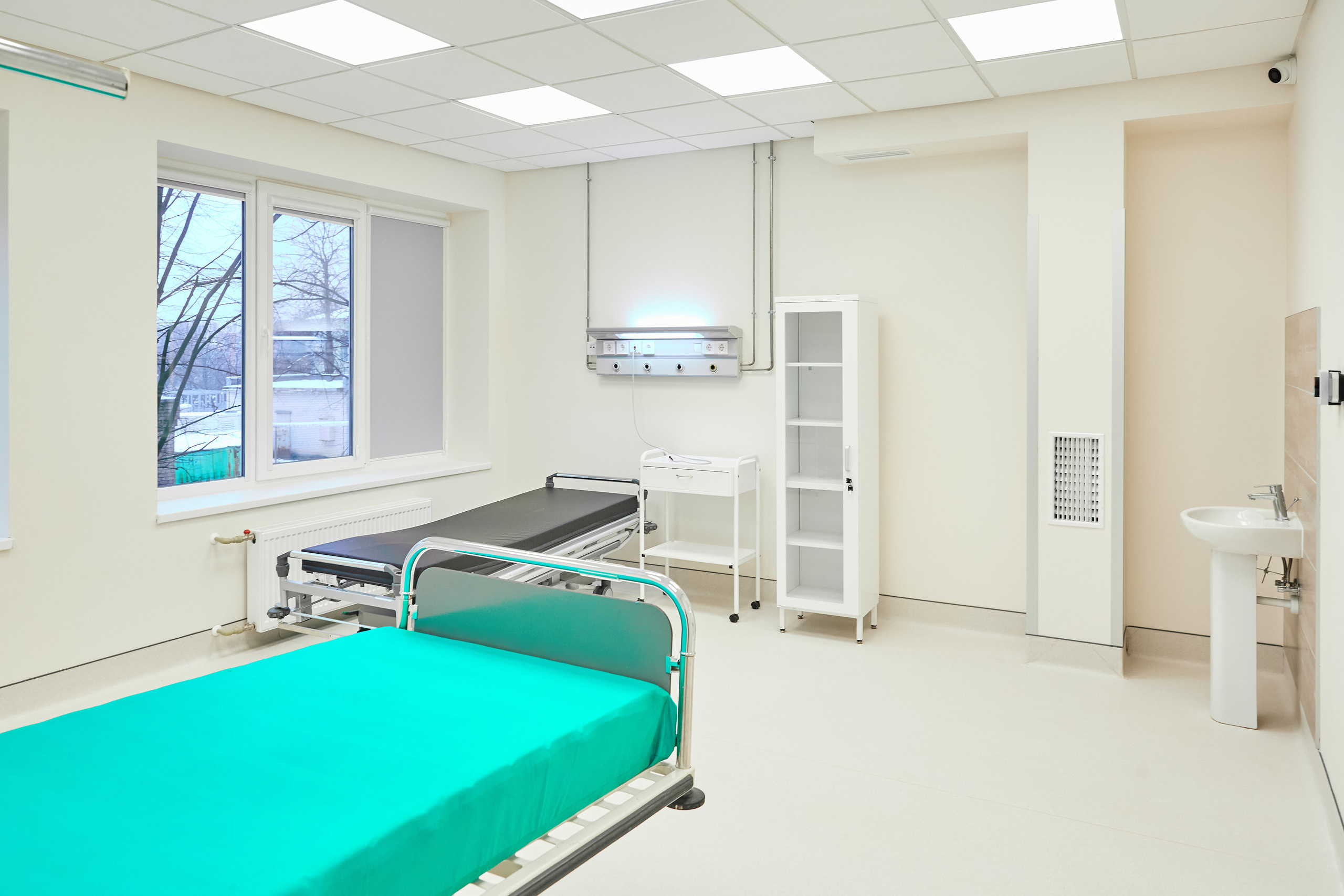 Интерьерное фото отделения интенсивной терапии, больницы г. Днепр