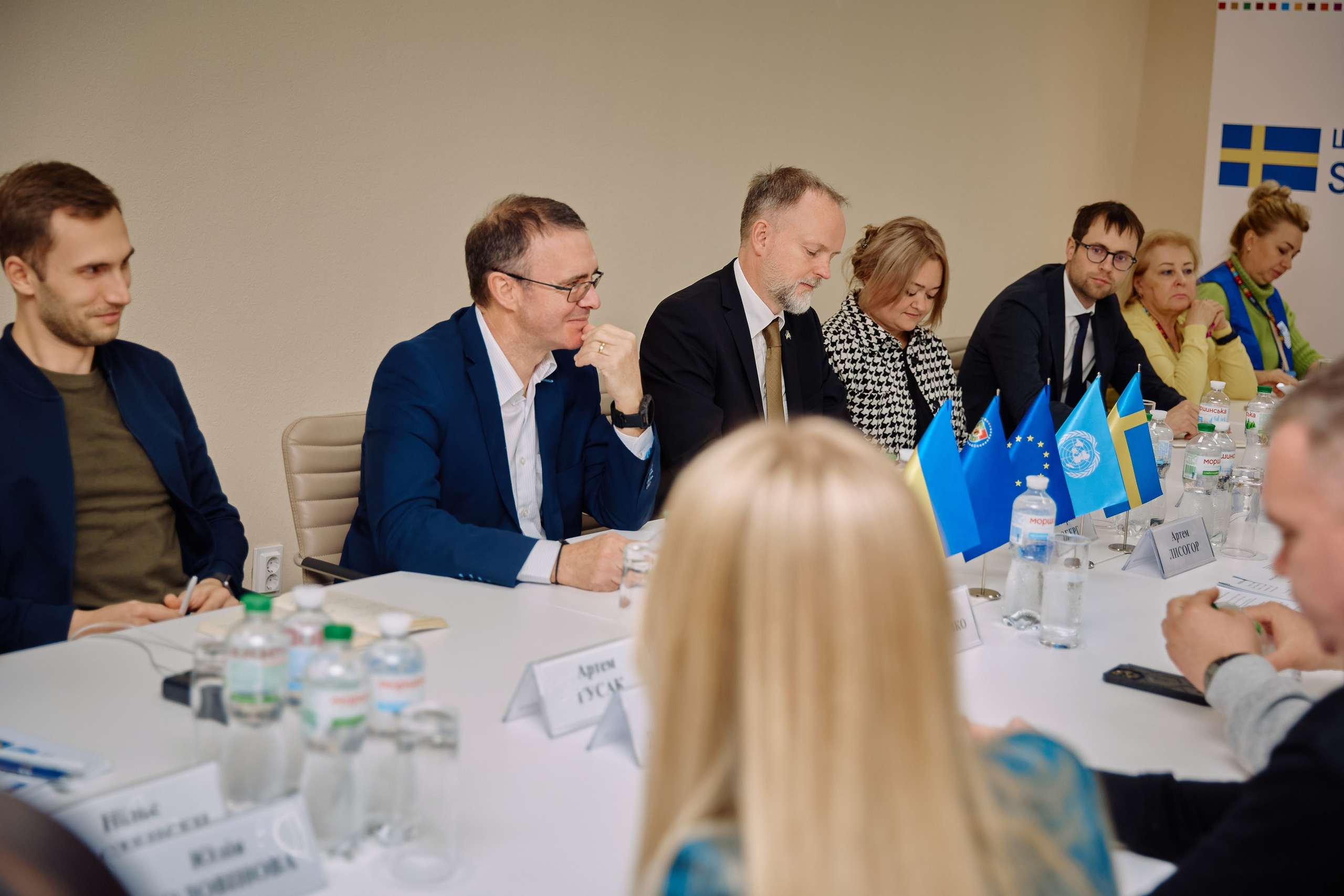 Фото зустрічі посла Австрії, з головами Дніпропетровської, Донецької, Луганської Військової ОДА