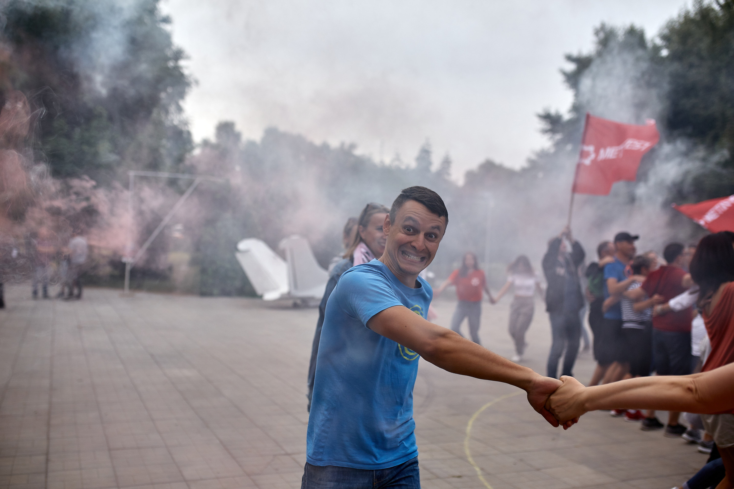 Репортажна фотосессія тимбілдингу для компанії Метінвест Інжинірінг