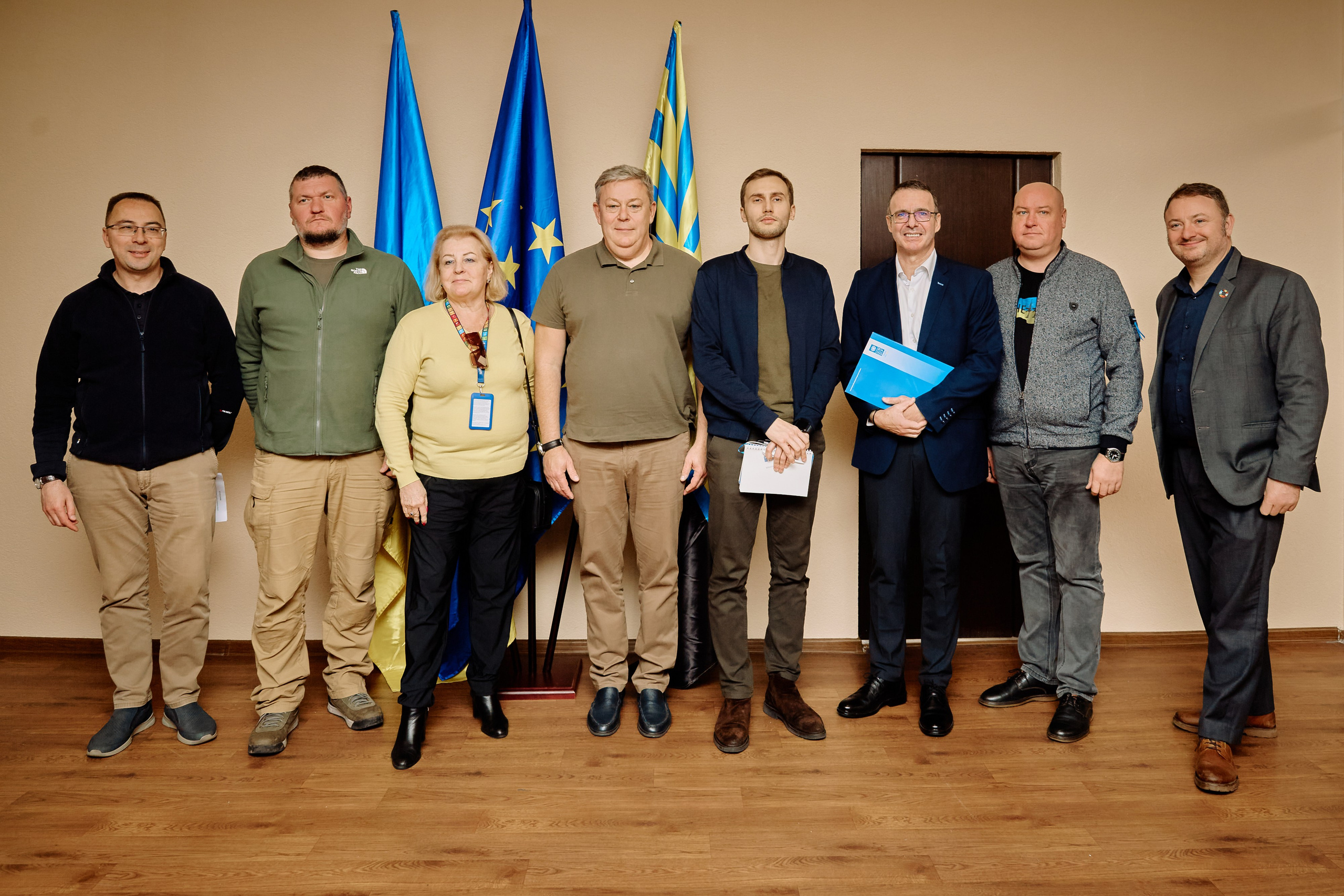 Фото зустрічі посла Австрії, з головами Дніпропетровської, Донецької, Луганської Військової ОДА