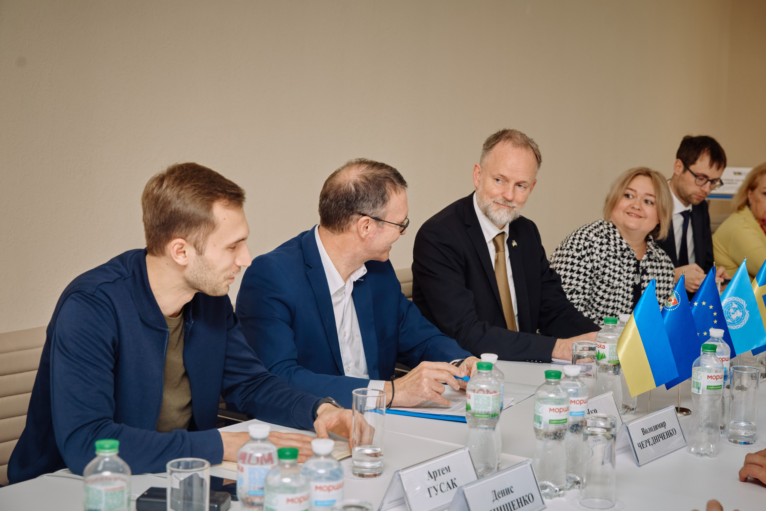 Фото зустрічі посла Австрії, з головами Дніпропетровської, Донецької, Луганської Військової ОДА