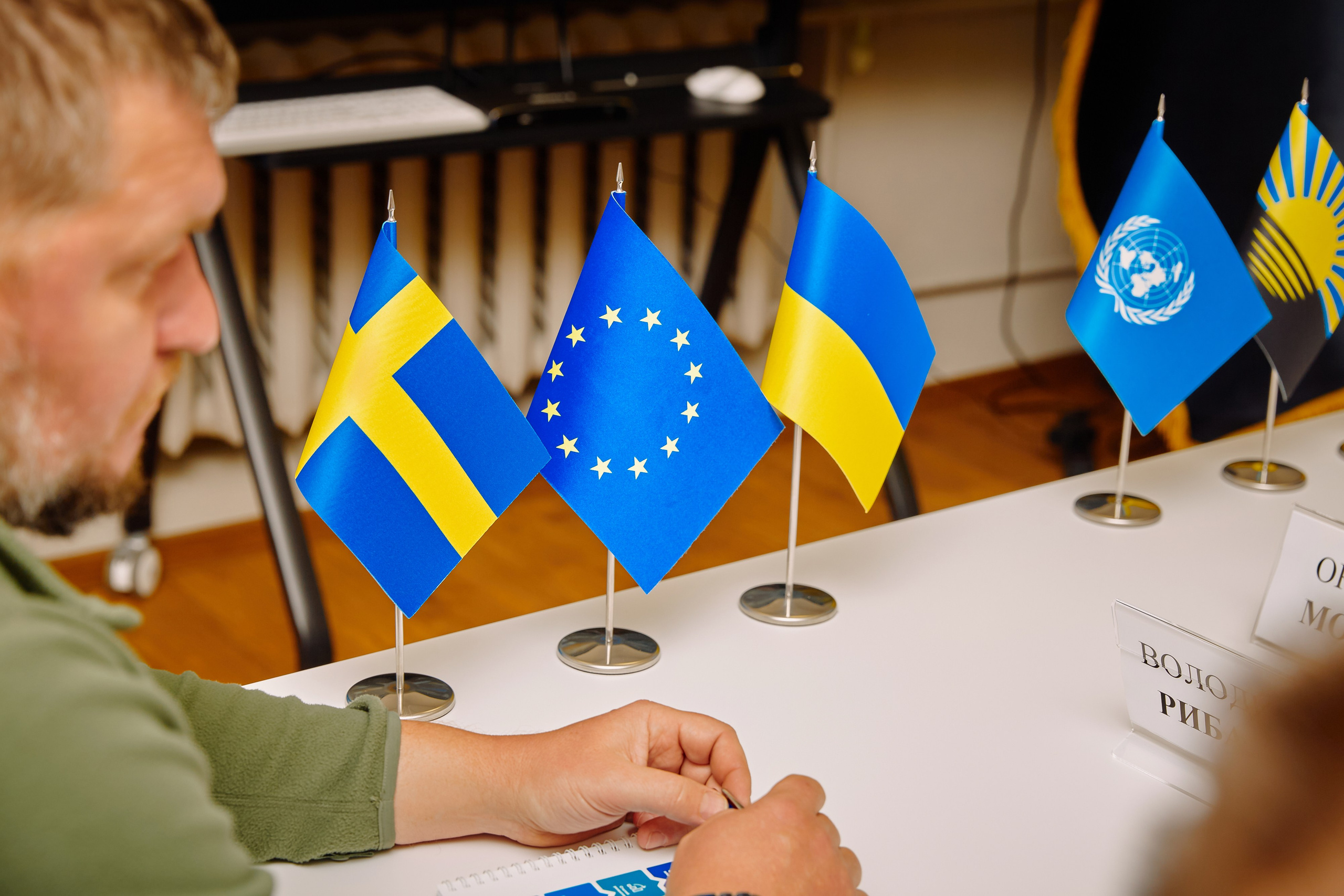 Фото зустрічі посла Австрії, з головами Дніпропетровської, Донецької, Луганської Військової ОДА