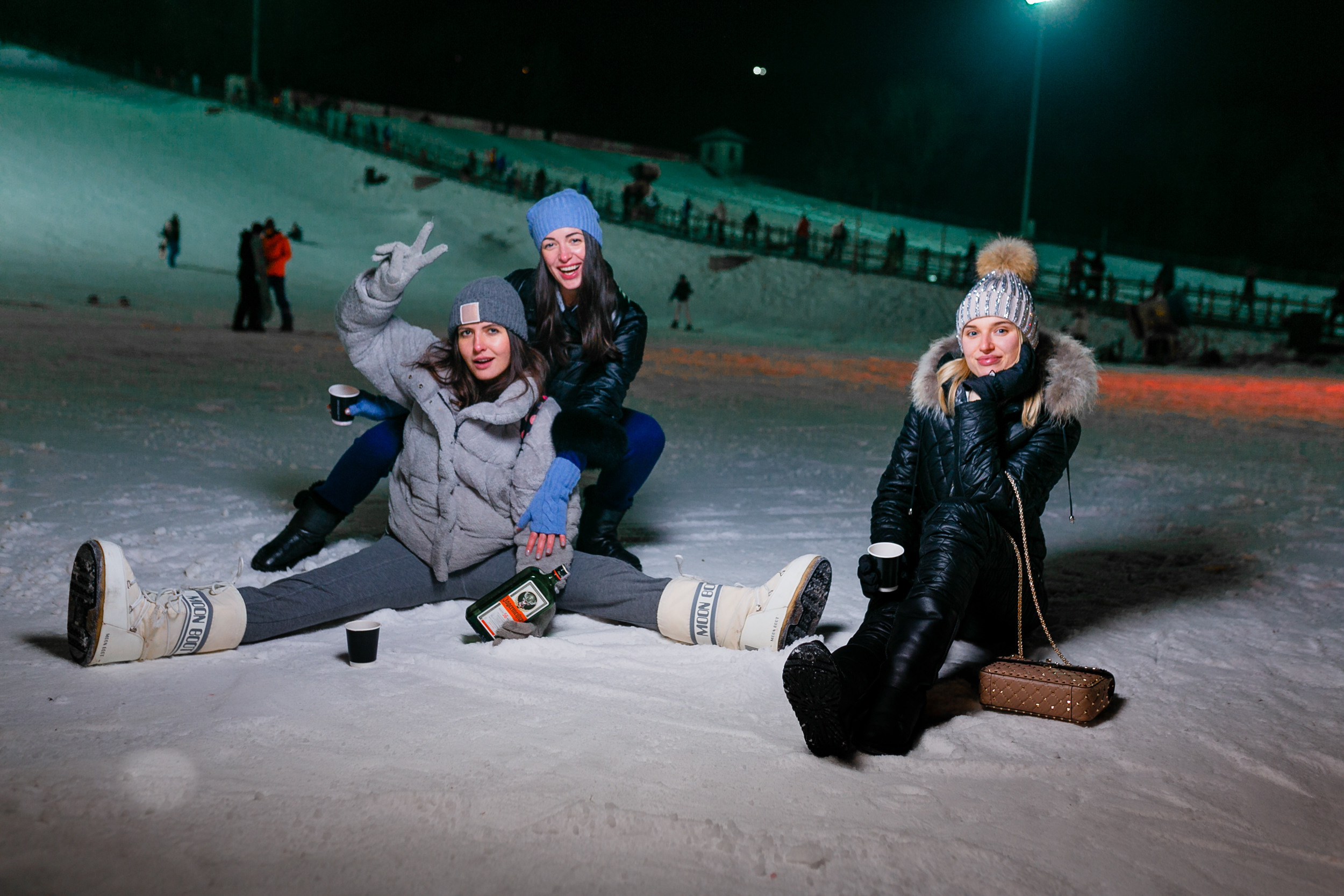 Фото спортивных событий Днепр. Ночные катания Лавина Днепр