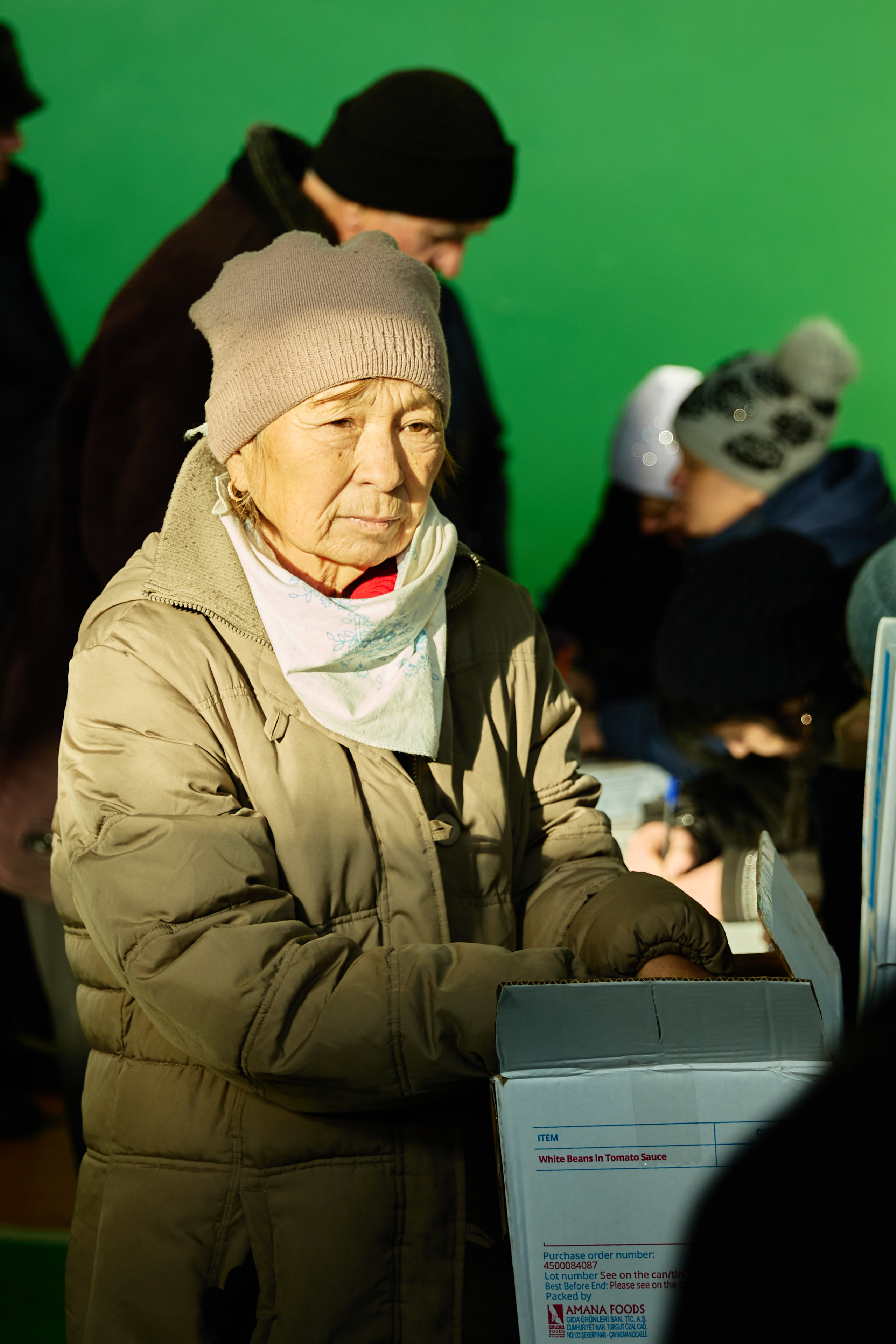 Високопілля. Херсонська область. Видача гуманітарної допомоги