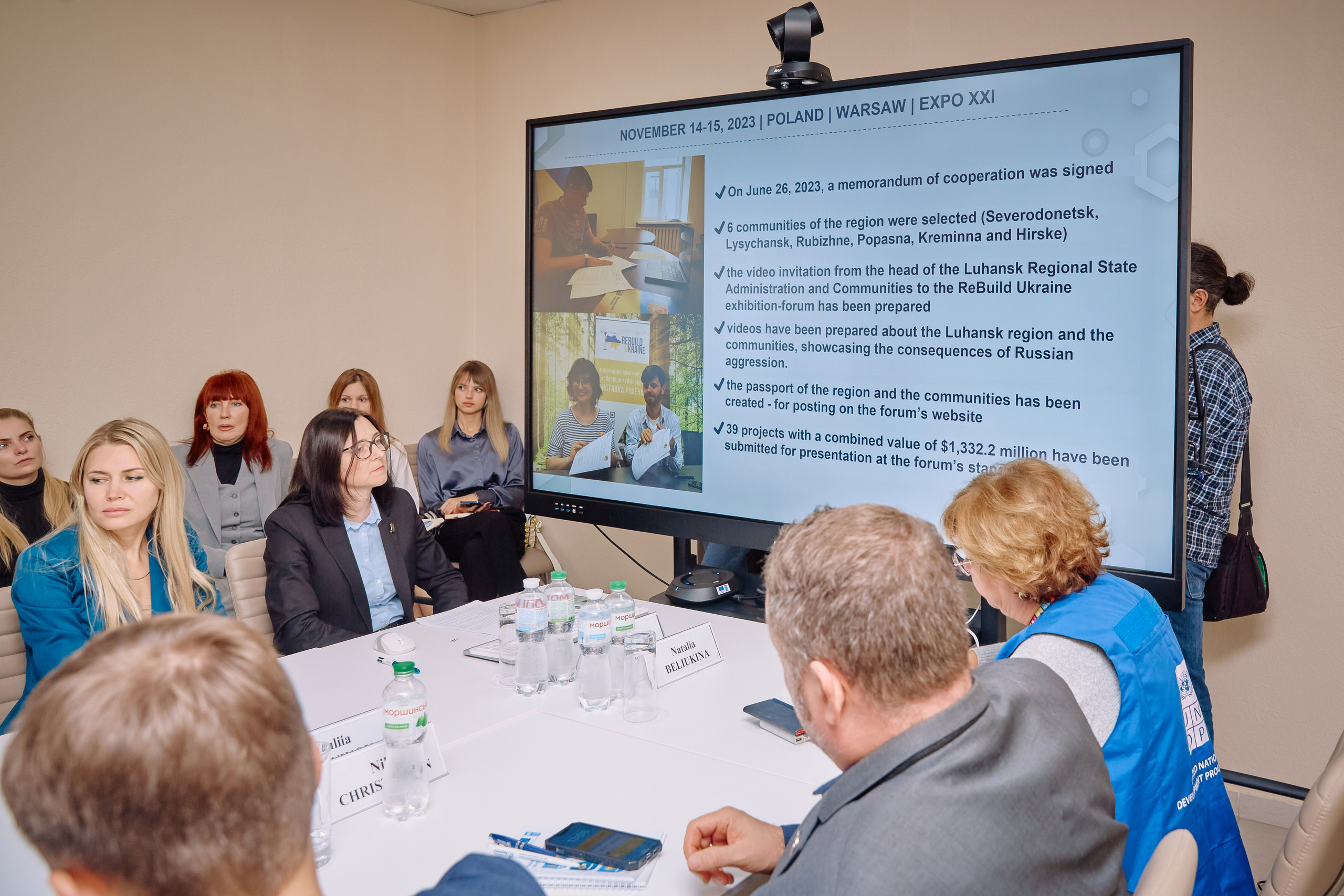 Фото зустрічі посла Австрії, з головами Дніпропетровської, Донецької, Луганської Військової ОДА